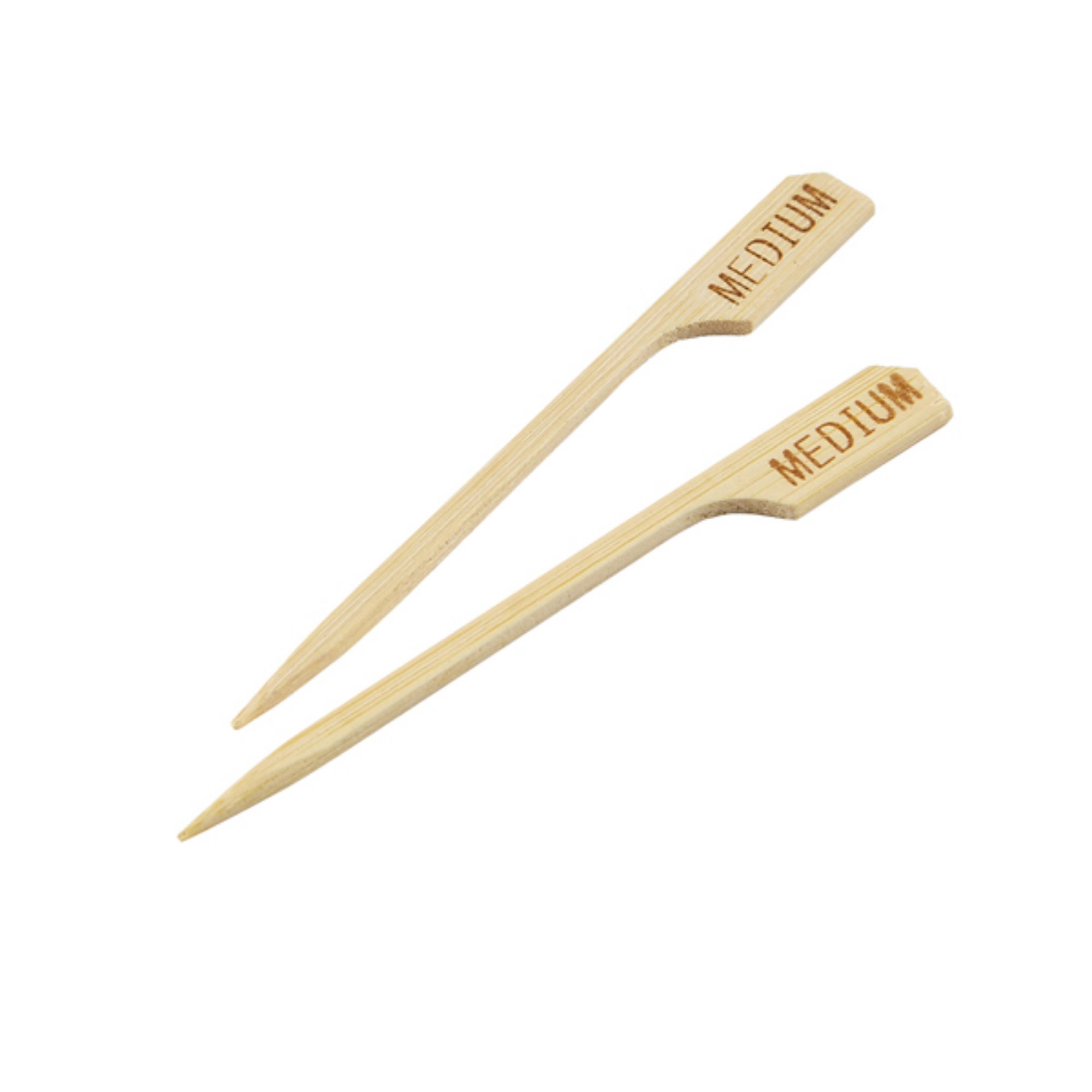 Picture of Bamboo Steak Markers 9cm/ 3.5" Medium (100pcs) - BMBSM9-M