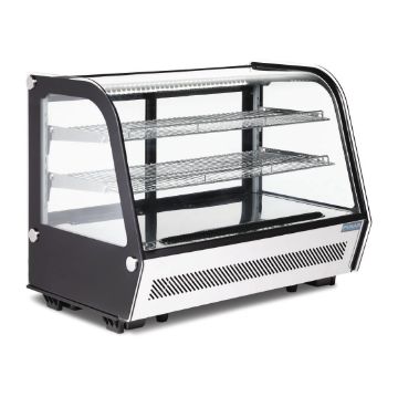 Picture of Polar G-Series Energy Efficient Countertop Food Display Fridge Black 160Ltr