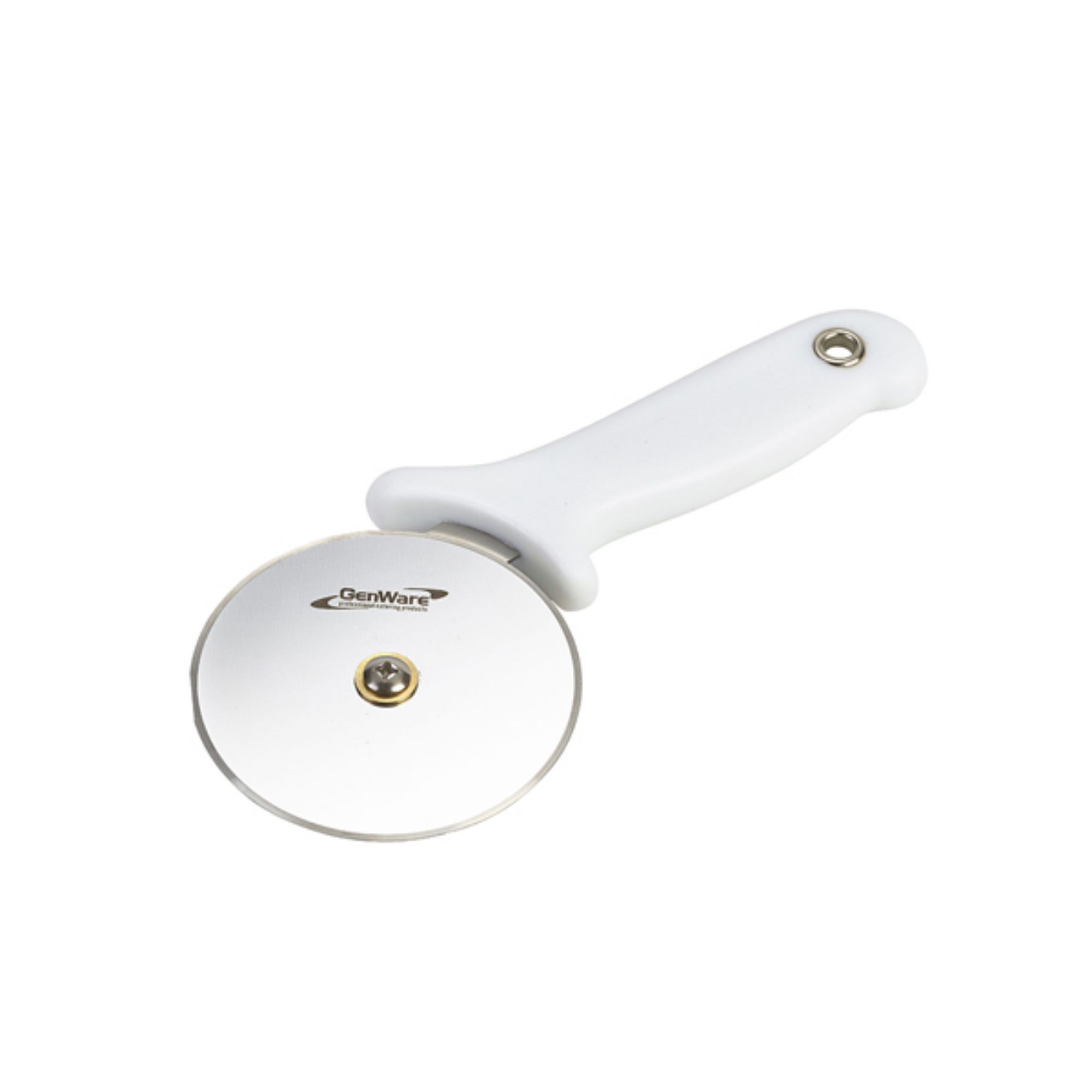 Picture of Genware Pizza Cutter White Handle - 05-996W