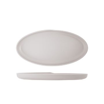 Picture of White Copenhagen Oval Melamine Dish 40 x 20cm