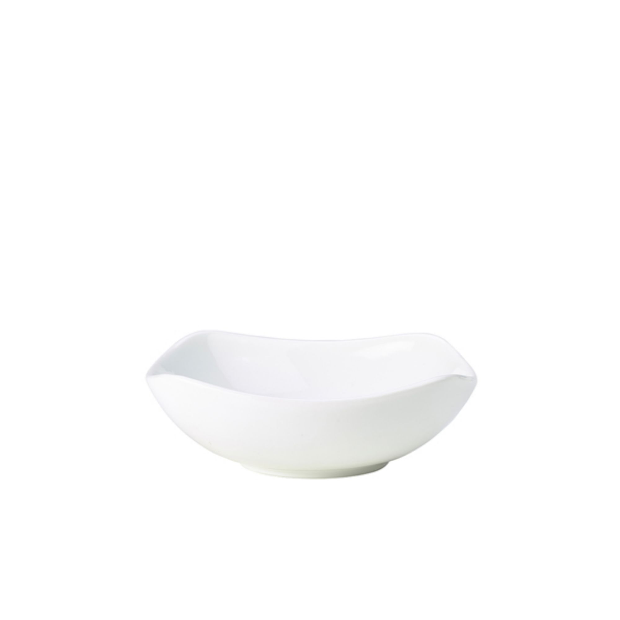 Picture of Genware Porcelain Rounded Square Bowl 15cm/ 6" - Pack of 6 - 364416