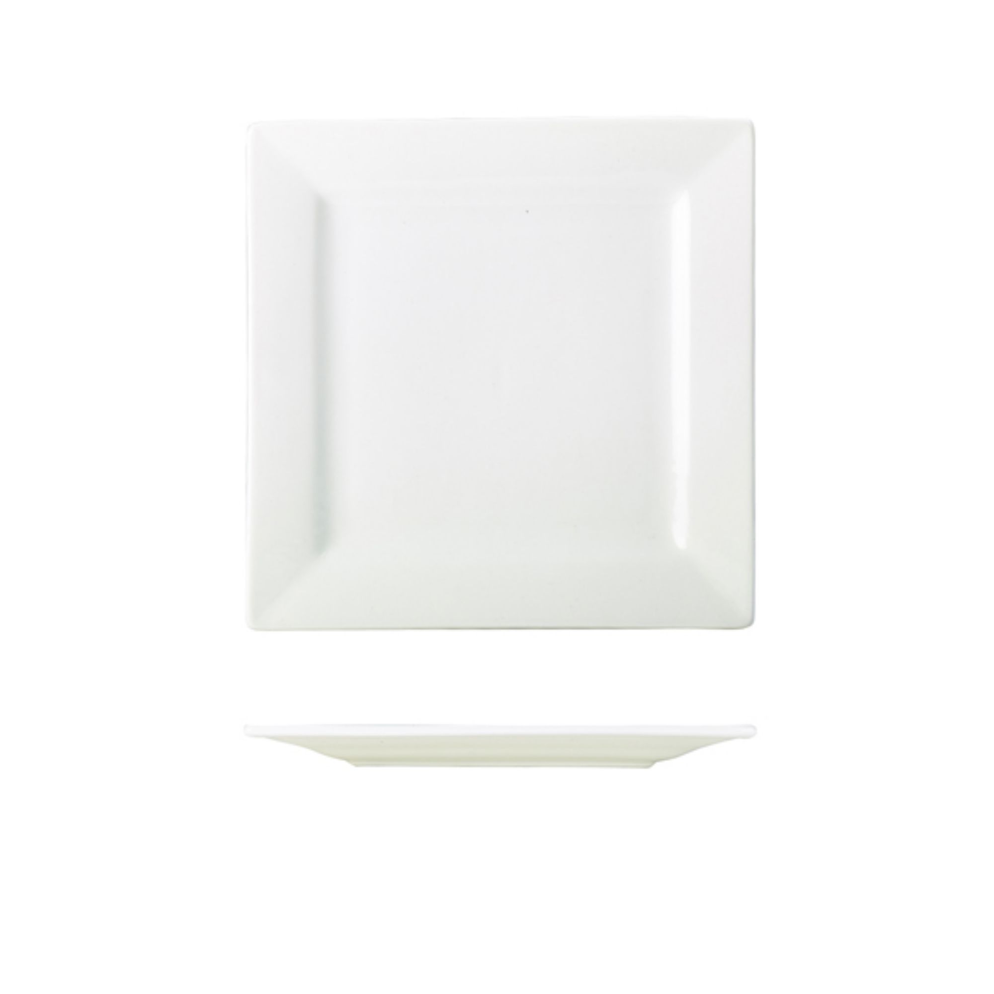 Picture of Genware Porcelain Square Plate 21cm/ 8.25" - Pack of 6 - 180621
