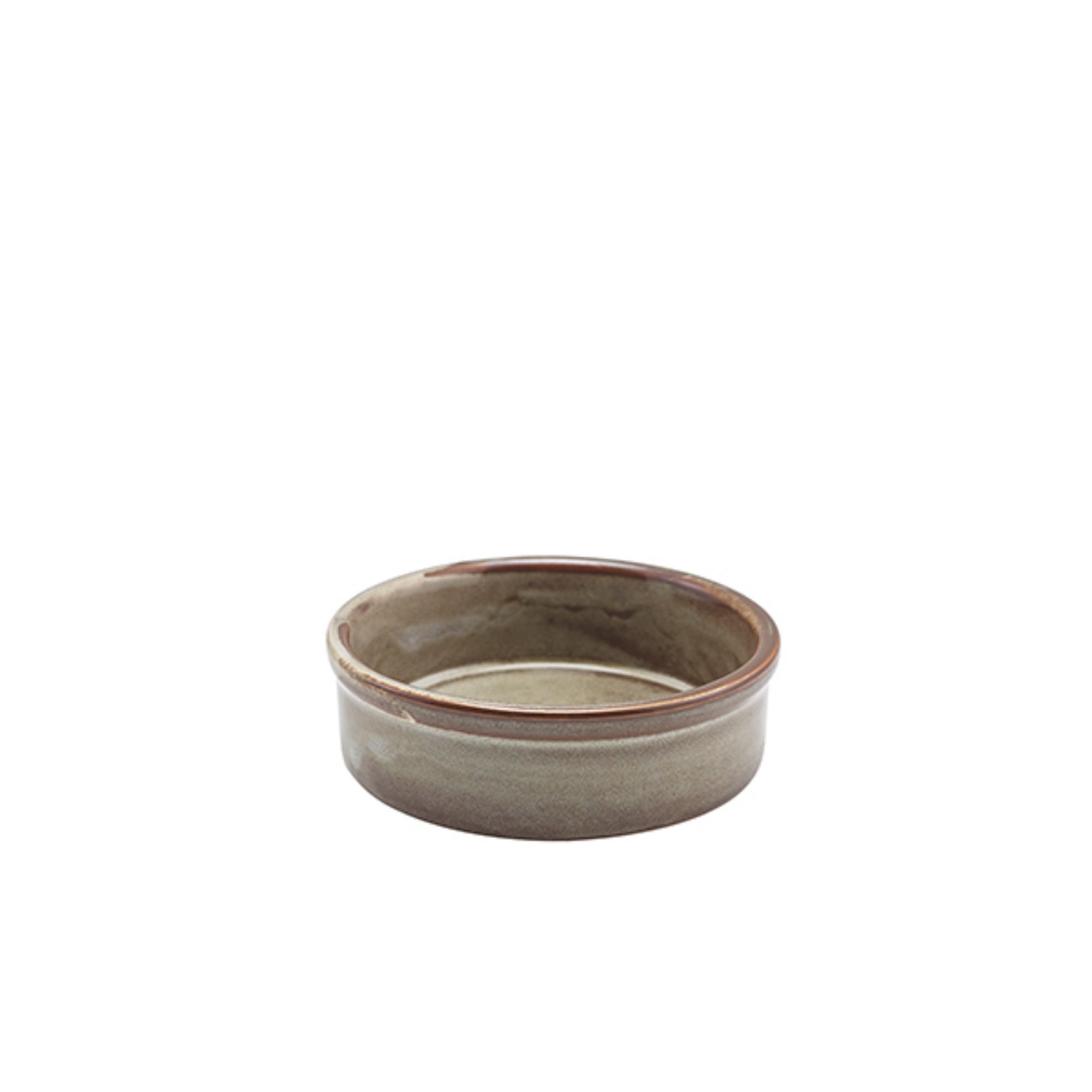 Picture of Terra Porcelain Grey Tapas Dish 10cm - Pack of 12 - TD-PG10
