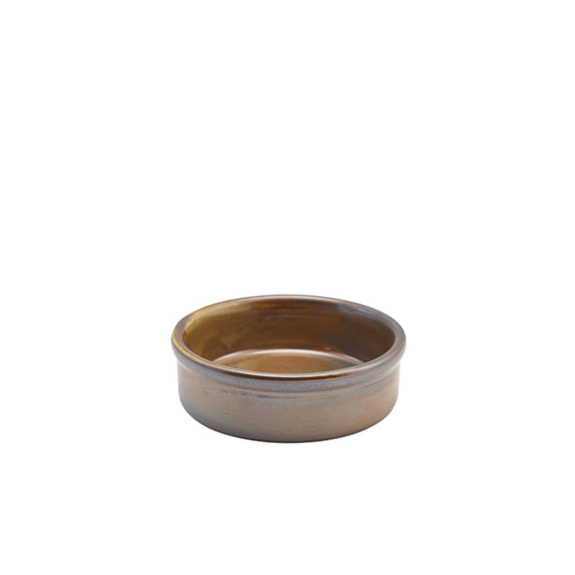 Picture of Terra Porcelain Rustic Copper Tapas Dish 10cm - Pack of 12 - TD-PRC10