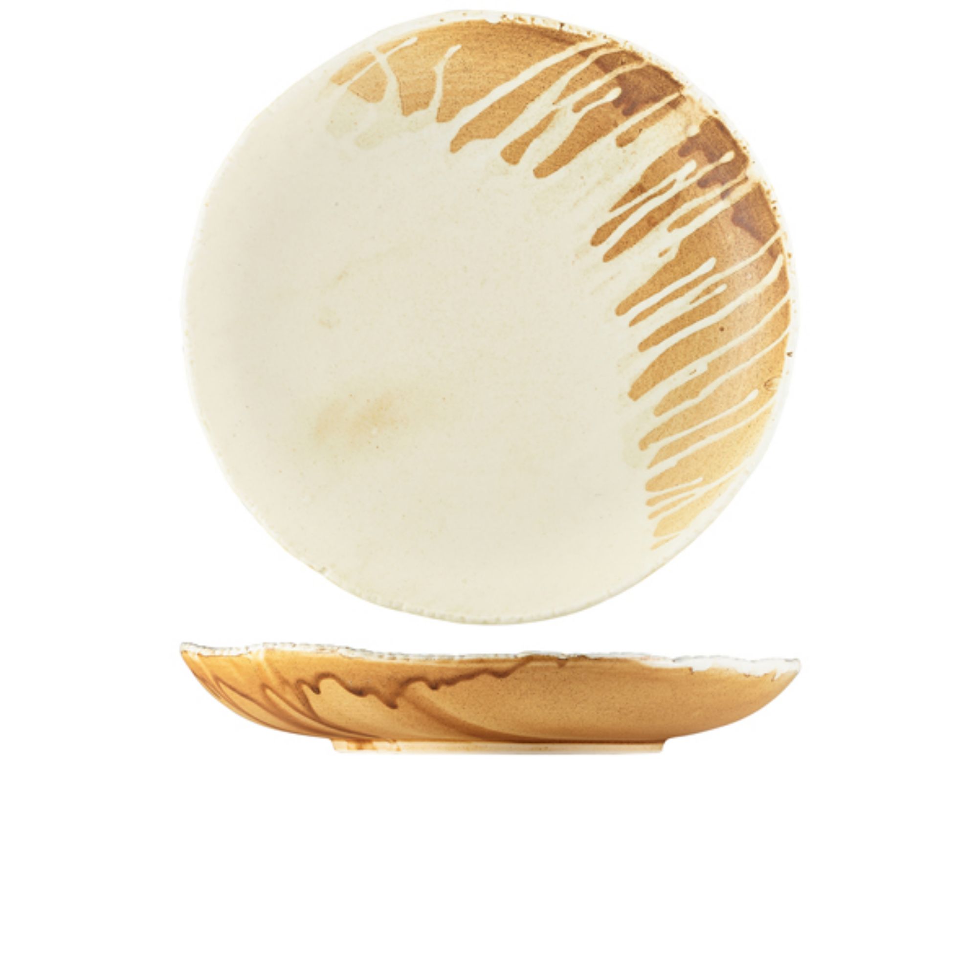 Picture of Roko Porcelain Sand Coupe Bowl 28cm - Pack of 3 - CB-RKS28