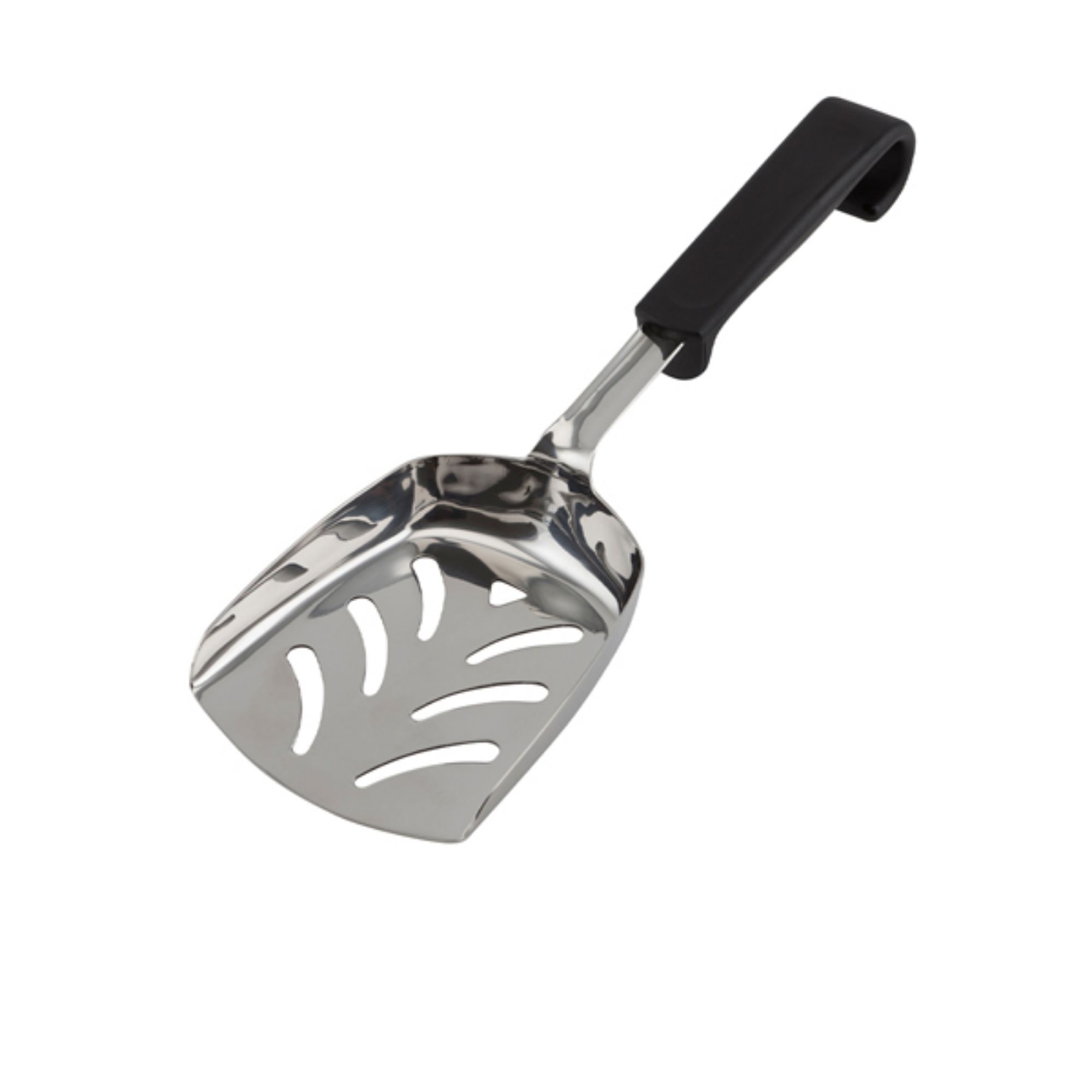 Picture of Genware Plastic Handle Chip Scoop Black - 577-12