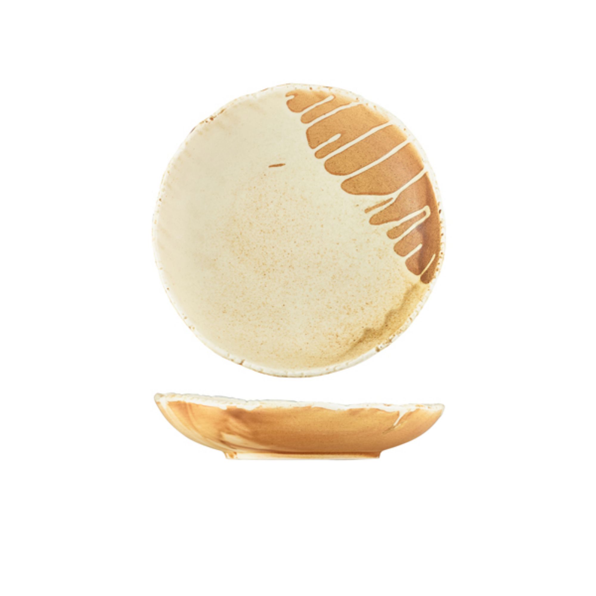 Picture of Roko Porcelain Sand Coupe Bowl 20cm - Pack of 6 - CB-RKS20