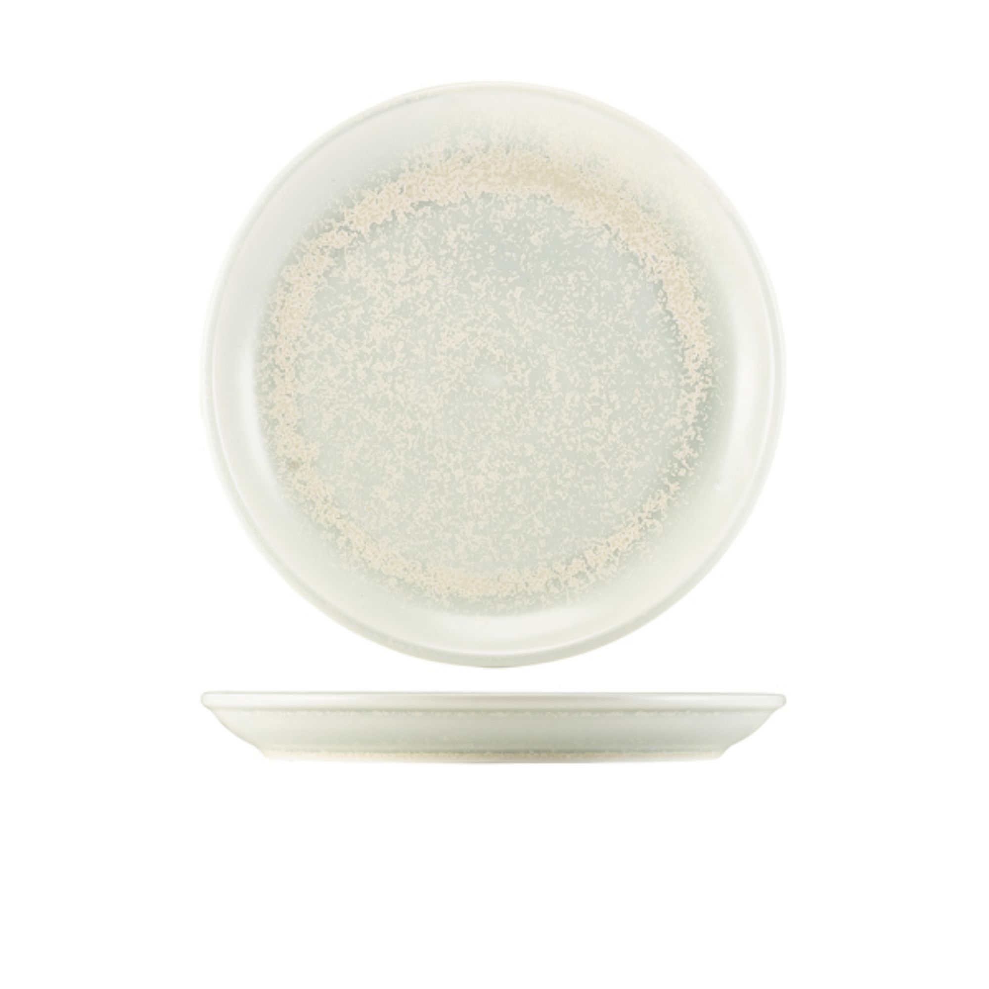 Picture of Terra Porcelain Pearl Coupe Plate 24cm - Pack of 6 - CP-PPL24