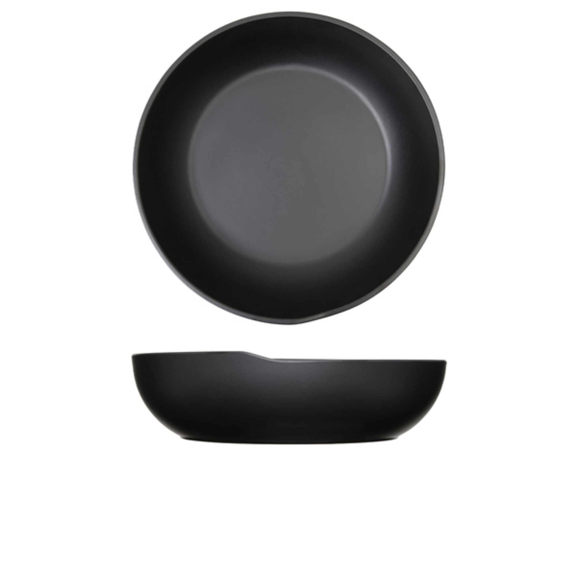Picture of Black Copenhagen Melamine Bowl 28 x 7.5cm - Pack of 4 - CP280902
