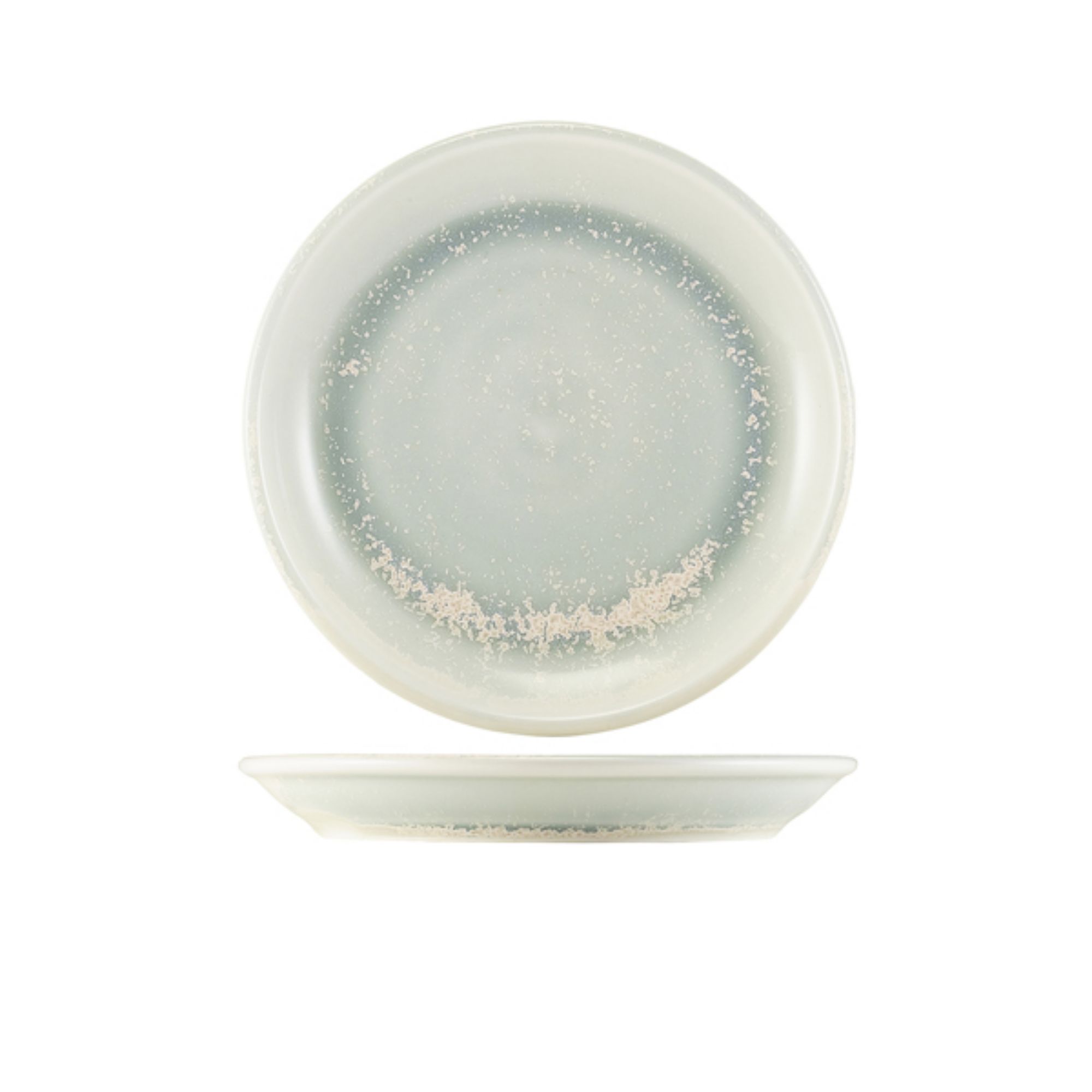 Picture of Terra Porcelain Pearl Coupe Plate 19cm - Pack of 6 - CP-PPL19
