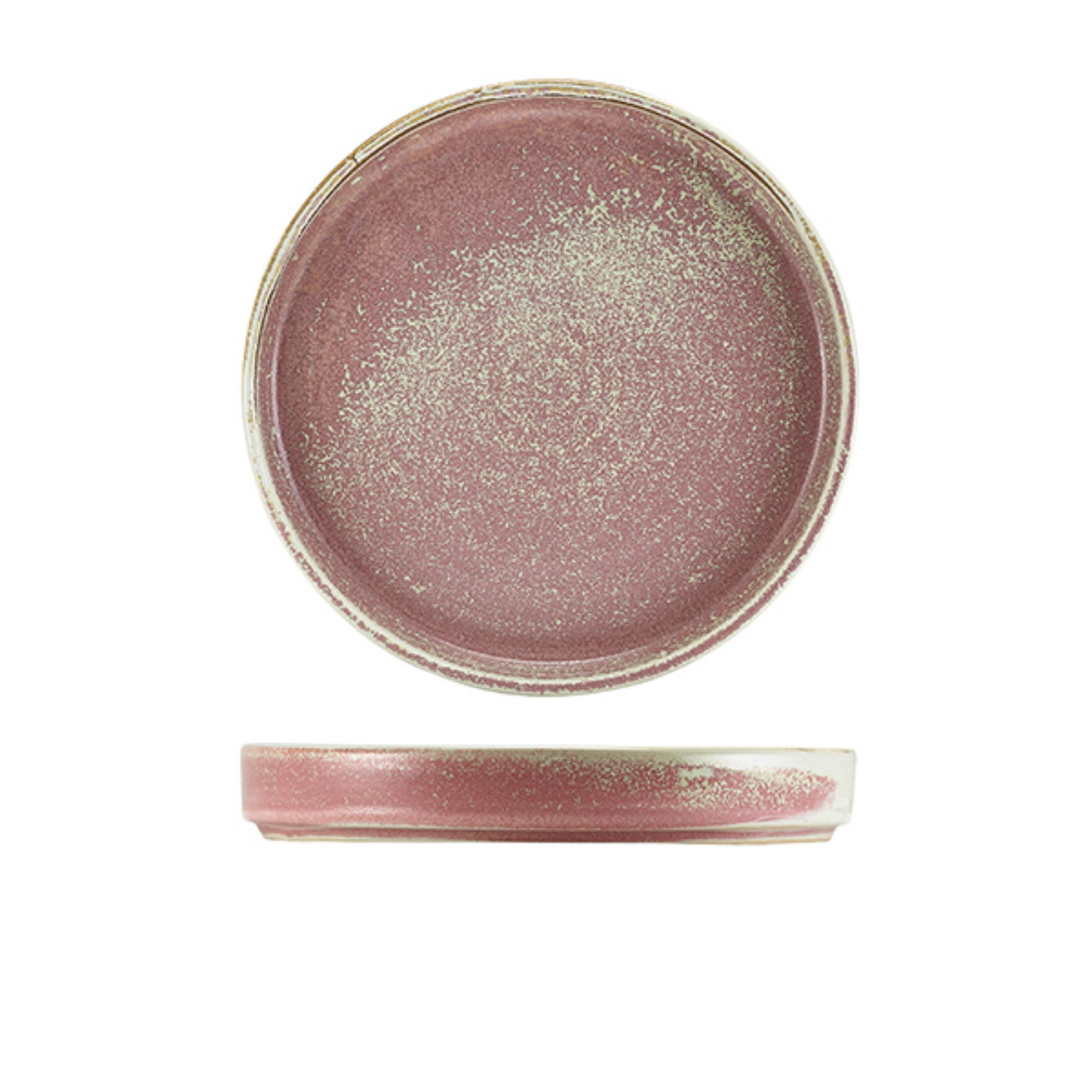 Picture of Terra Porcelain Rose Presentation Plate 20.5cm - Pack of 6 - PR-PRS21