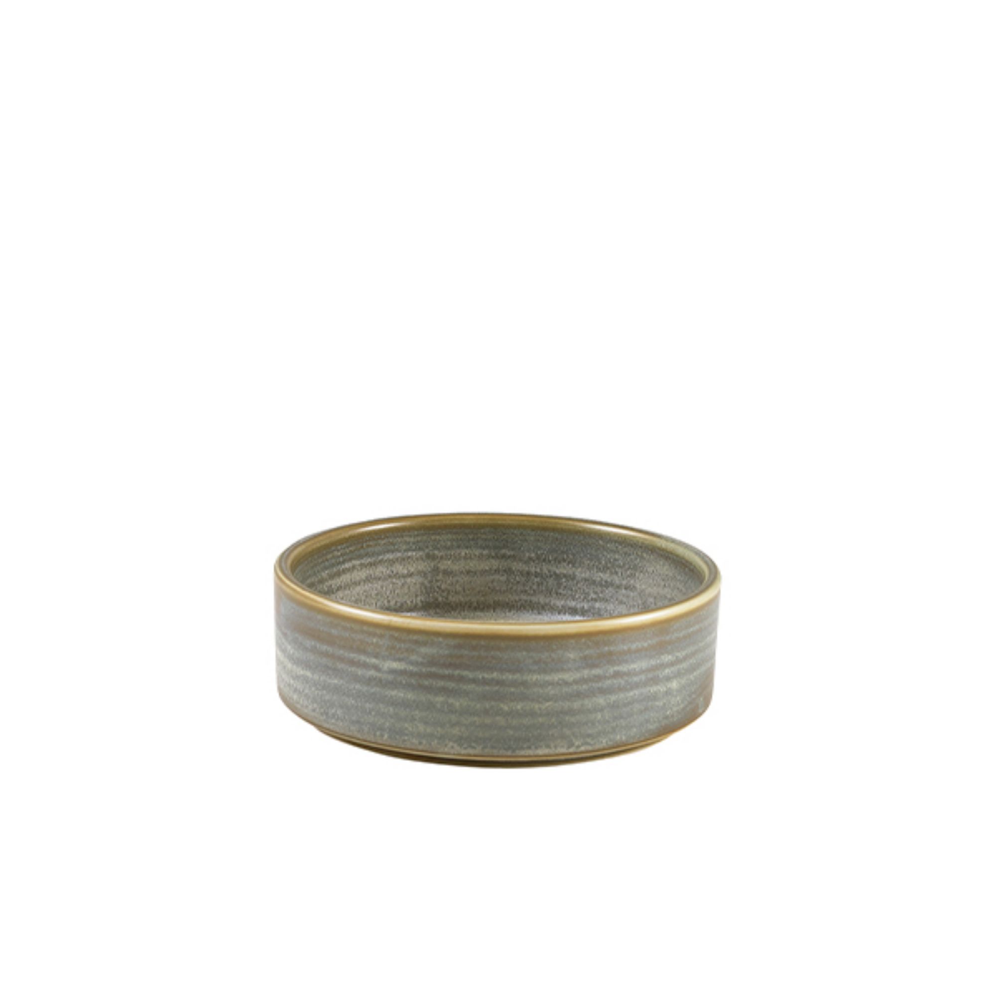 Picture of Terra Porcelain Matt Grey Presentation Bowl 13cm - Pack of 6 - PB-PMG13