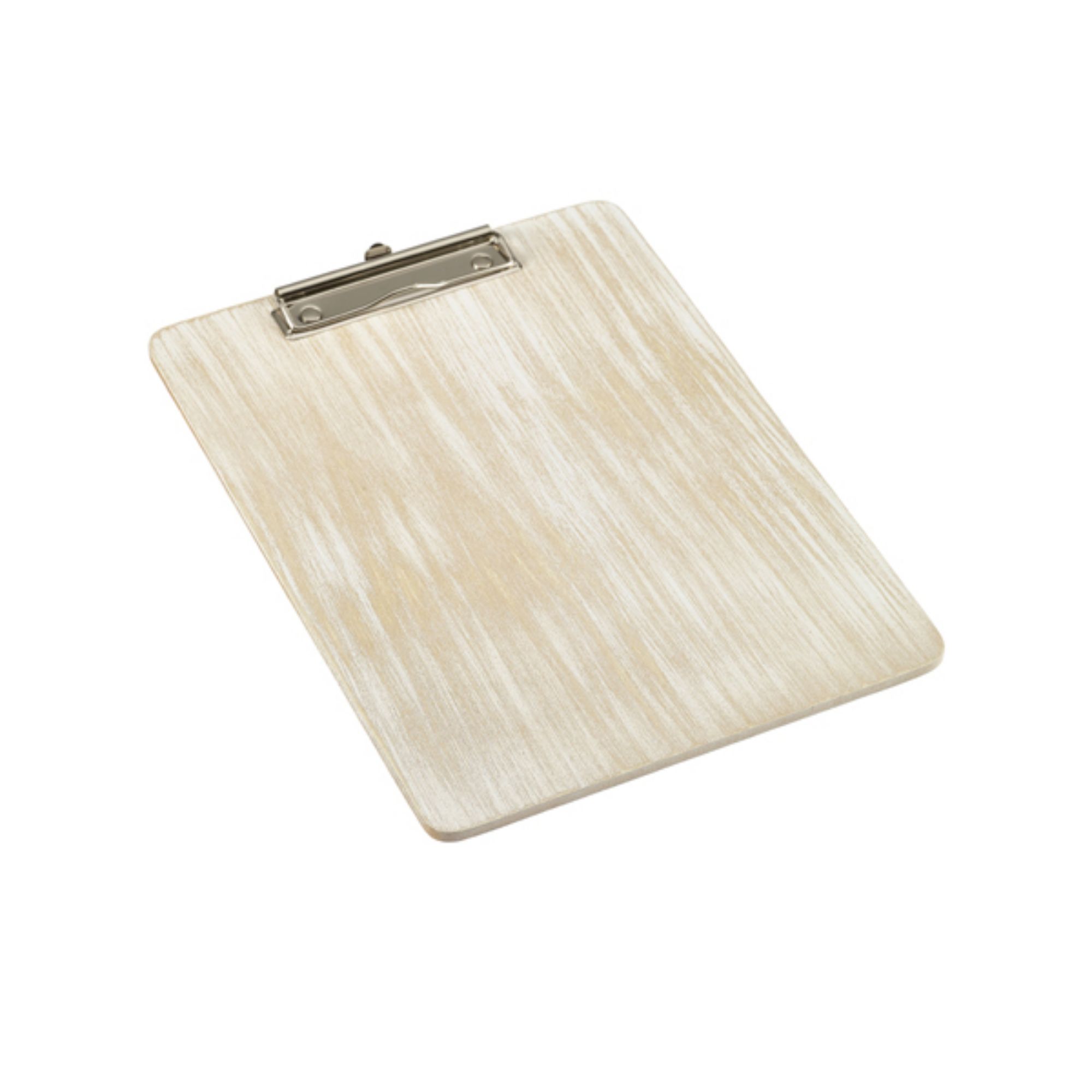 Picture of White Wash Wooden Menu Clipboard A4 24x32x0.6cm - WMC24W