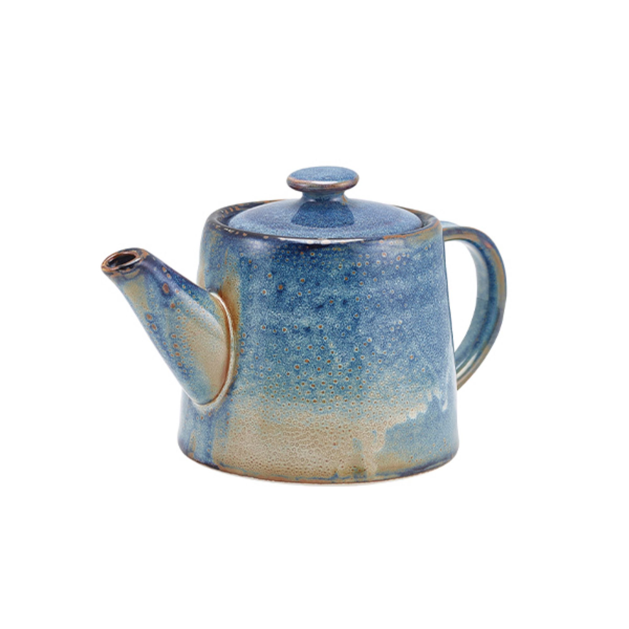 Picture of Terra Porcelain Aqua Blue Teapot 50cl/ 17.6oz - Pack of 6 - TP-PBL50