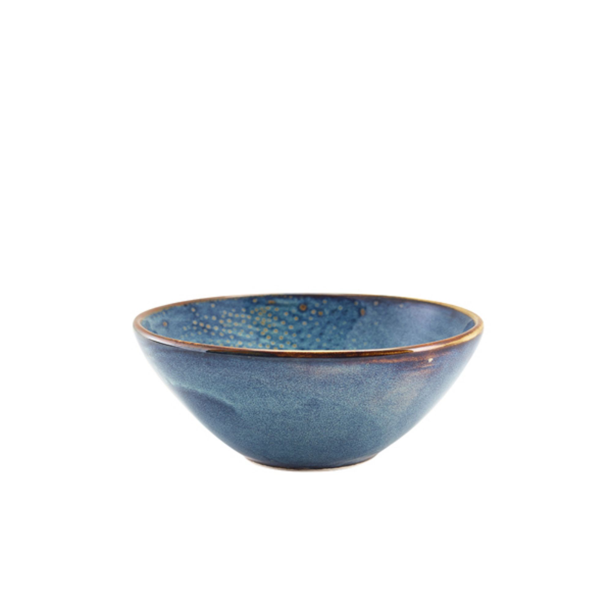 Picture of Terra Porcelain Aqua Blue Organic Bowl 16.5cm - Pack of 6 - BW-PBLG16