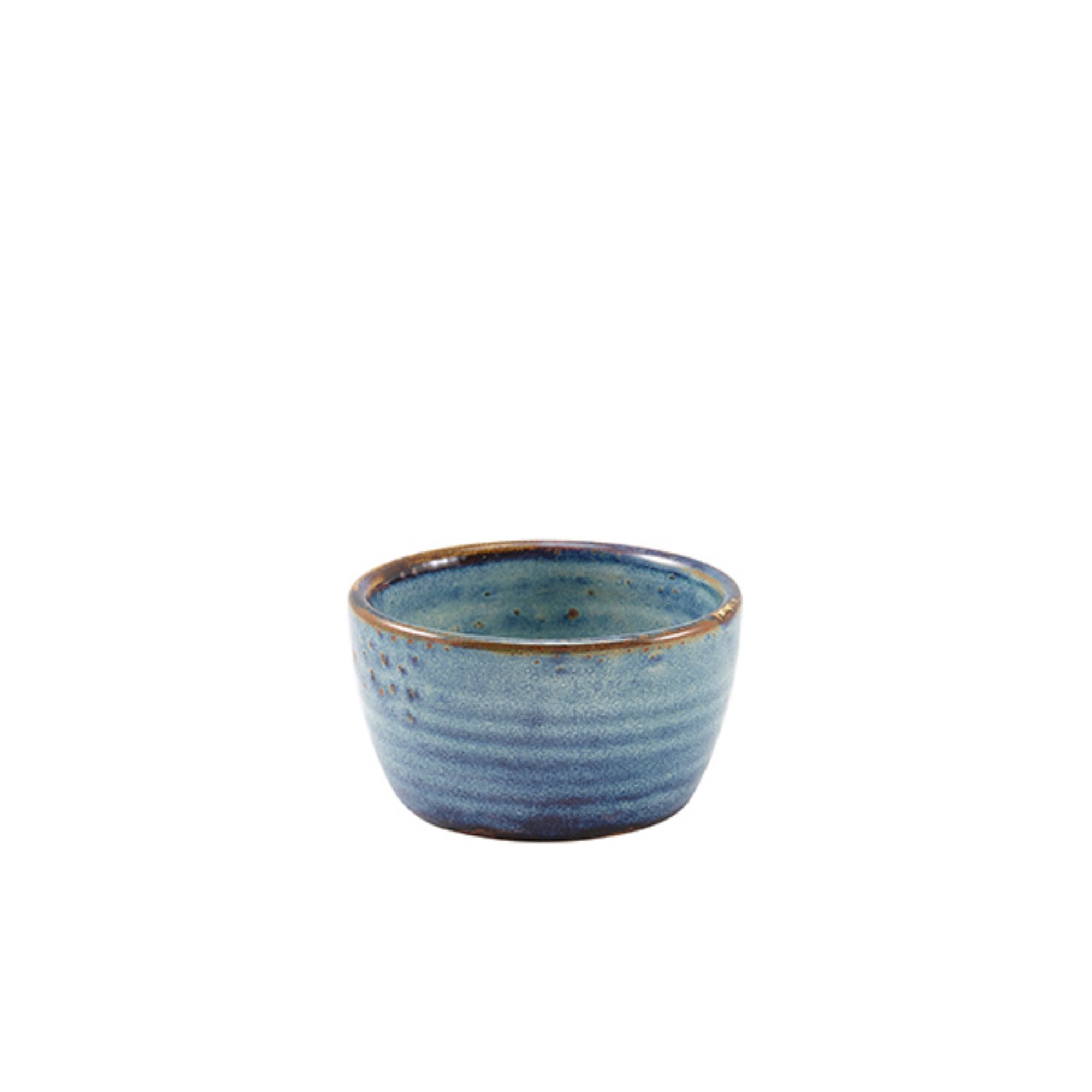 Picture of Terra Porcelain Aqua Blue Ramekin 13cl/ 4.5oz - Pack of 12 - RAM-PBL4