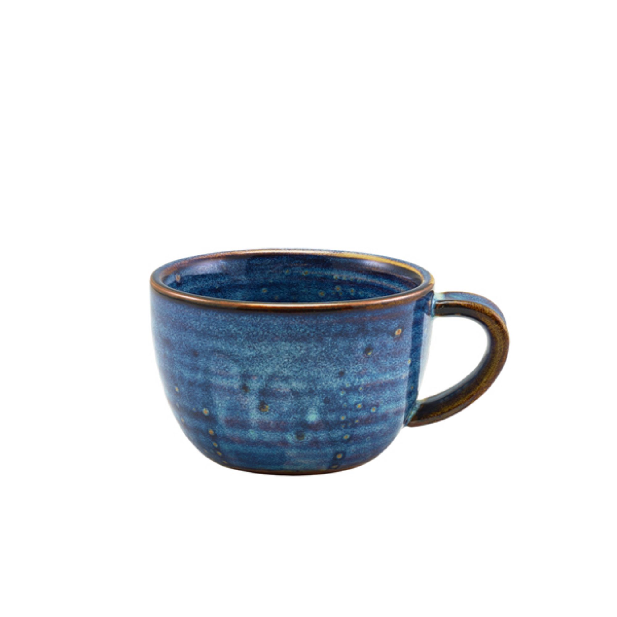 Picture of Terra Porcelain Aqua Blue Coffee Cup 22cl/ 7.75oz - Pack of 6 - CUP-PBL23