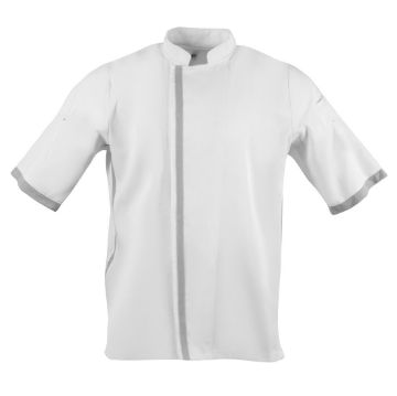 Picture of Southside Unisex Chefs Jacket Short Sleeve White 2XL