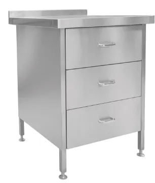 Picture of Parry DRAWER3 - Stainless Steel 3 Drawer Unit H900 x W700 x D600