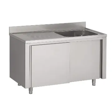 Picture of CombiSteel 700 Sink Unit Sliding Doors 1 Left 1200