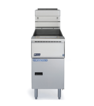 Picture of Pitco SSH55-SSTC/FD-FF Freestanding Gas Fryer NAT
