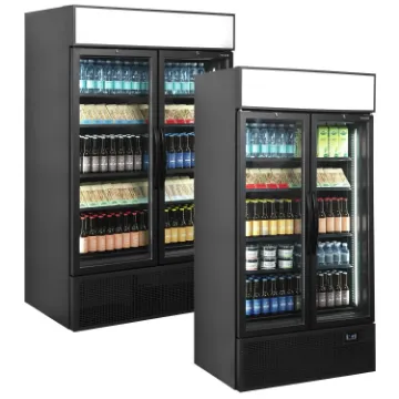 Picture of Tefcold FSC1000H Black Hinged Door