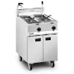Picture of Lincat Opus 800 Natural Gas Free-standing Twin Tank Fryer with Pumped Filtration - 2 Baskets - W 600 mm - 32.0 kW - OG8111/OP2/N