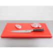 Picture of Hygiplas Thick High Density Red Chopping Board Standard 450x300x25mm - J034