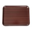 Picture of Cambro Capri Laminate Canteen Tray Mahogany 430mm - DP210