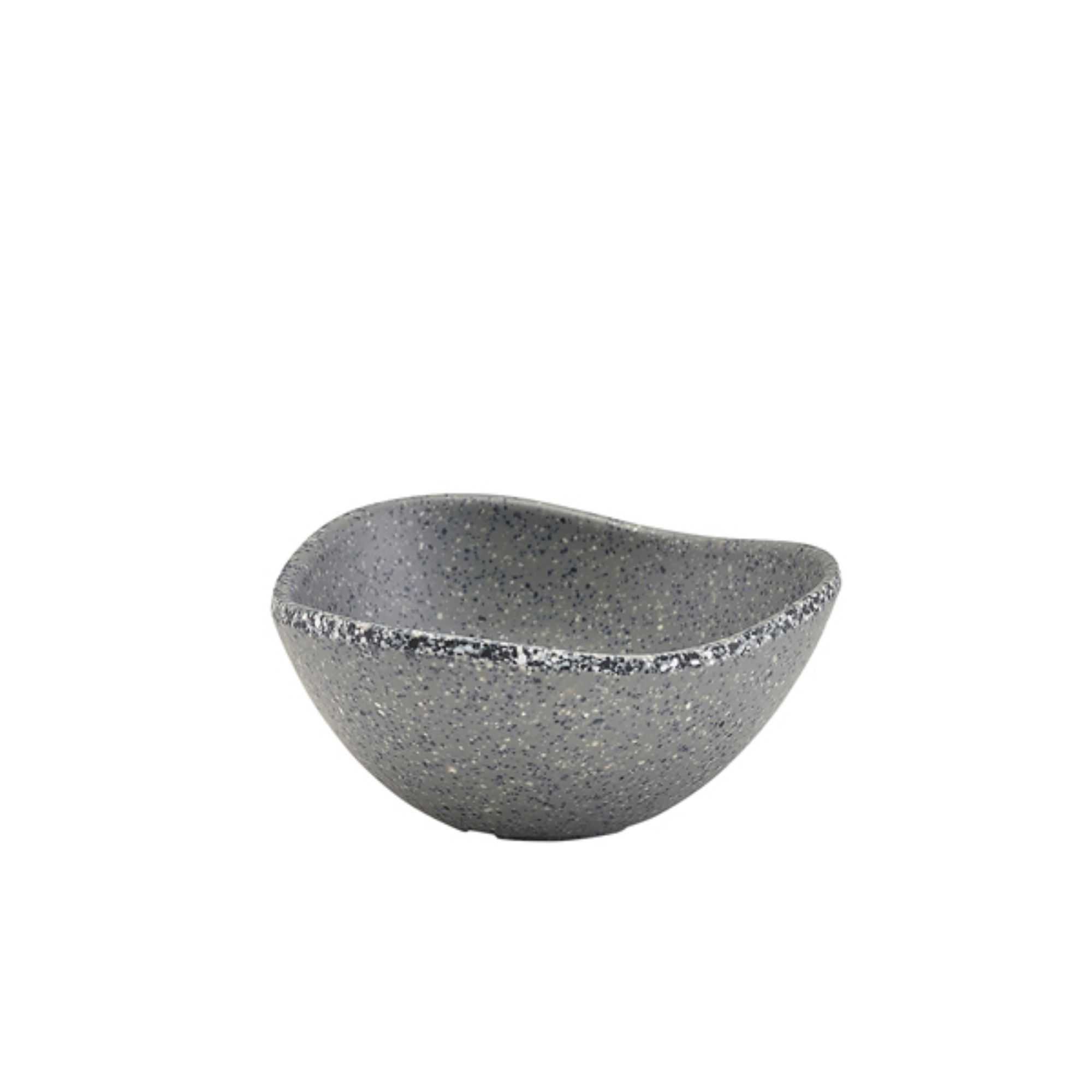 Picture of GenWare Melamine Grey Granite Triangular Ramekin 100ml/ 3.5oz - Pack of 24 - T280-04