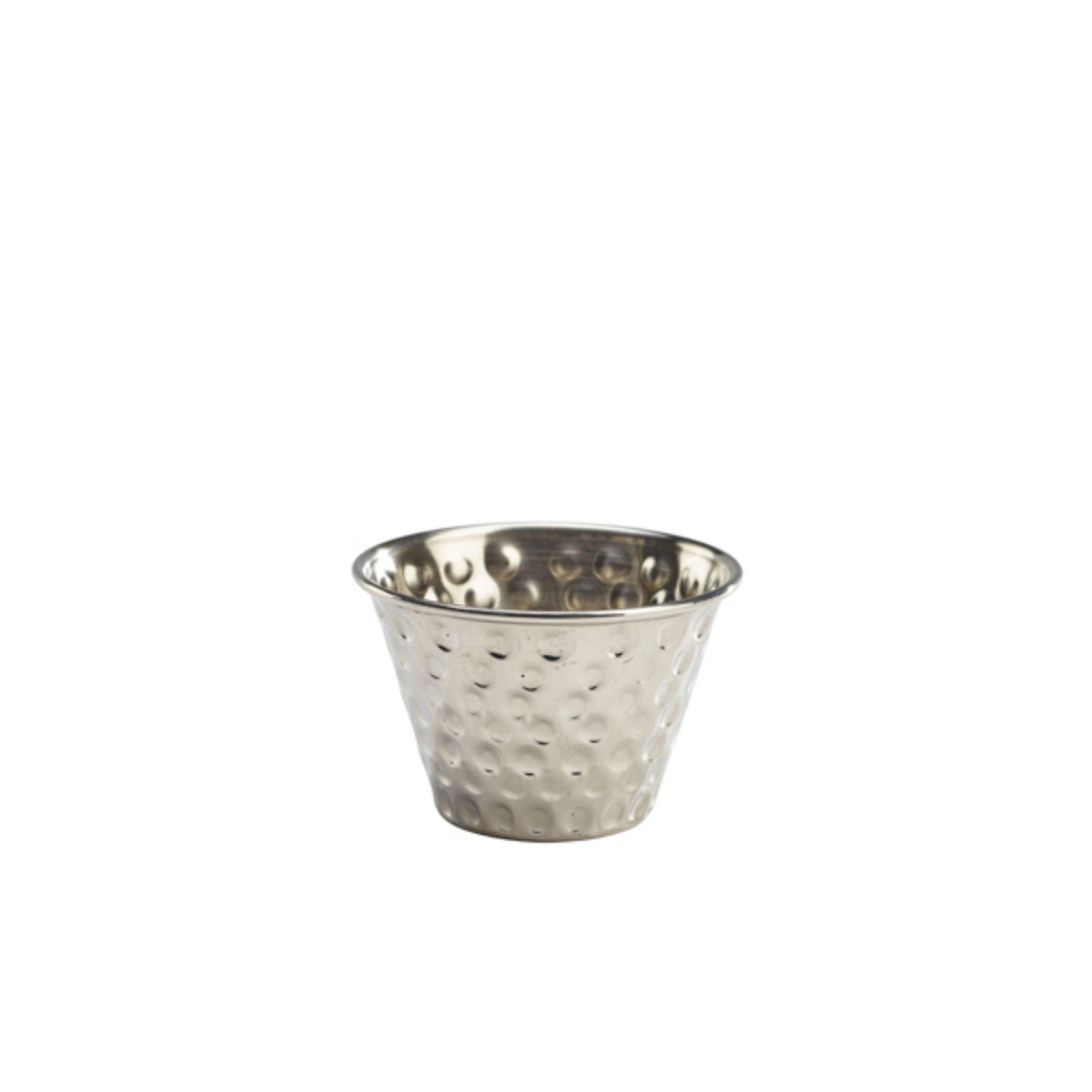 Picture of GenWare Stainless Steel Hammered Ramekin 114ml/ 4oz - Pack of 24 - RAMSTH4