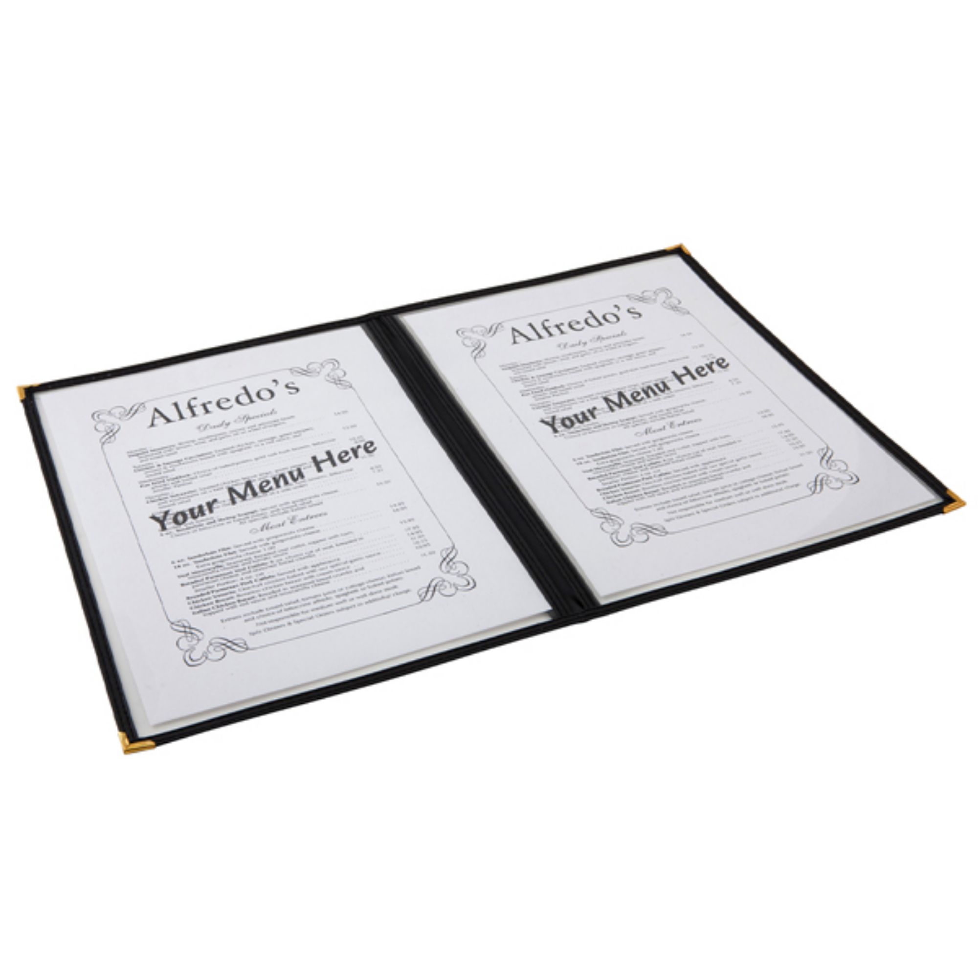Picture of American Style Clear Menu Holder - 2 Page - MHAM4