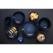 Picture of Olympia Luna Midnight Blue Coupe Plate 255mm (4 Pack) - DZ778