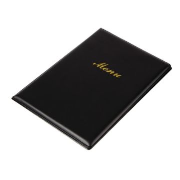 Picture of Olympia PVC Menu Cover A5 Black