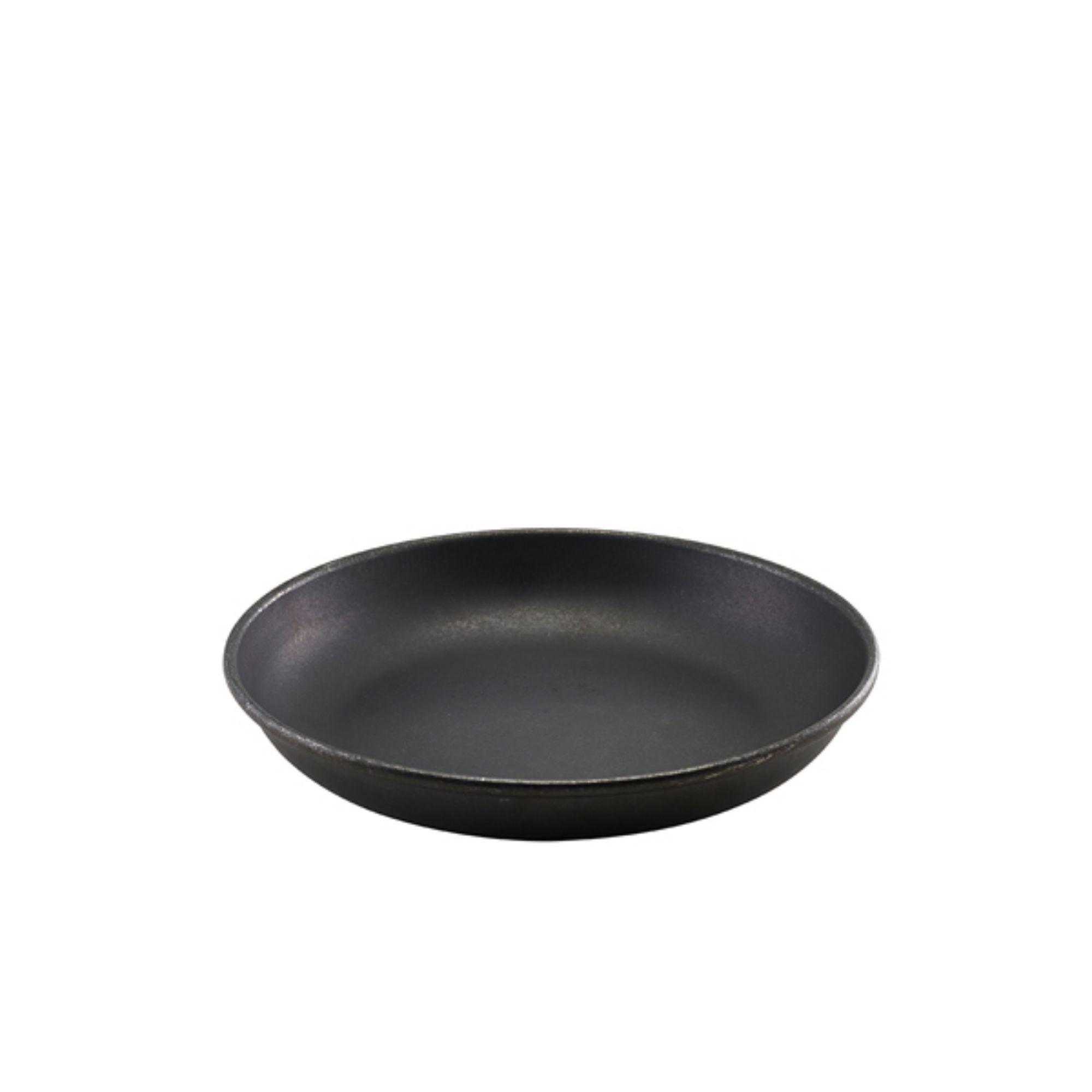 Picture of GenWare Black Vintage Steel Coupe Plate 20cm - Pack of 12 - SCP20BKV