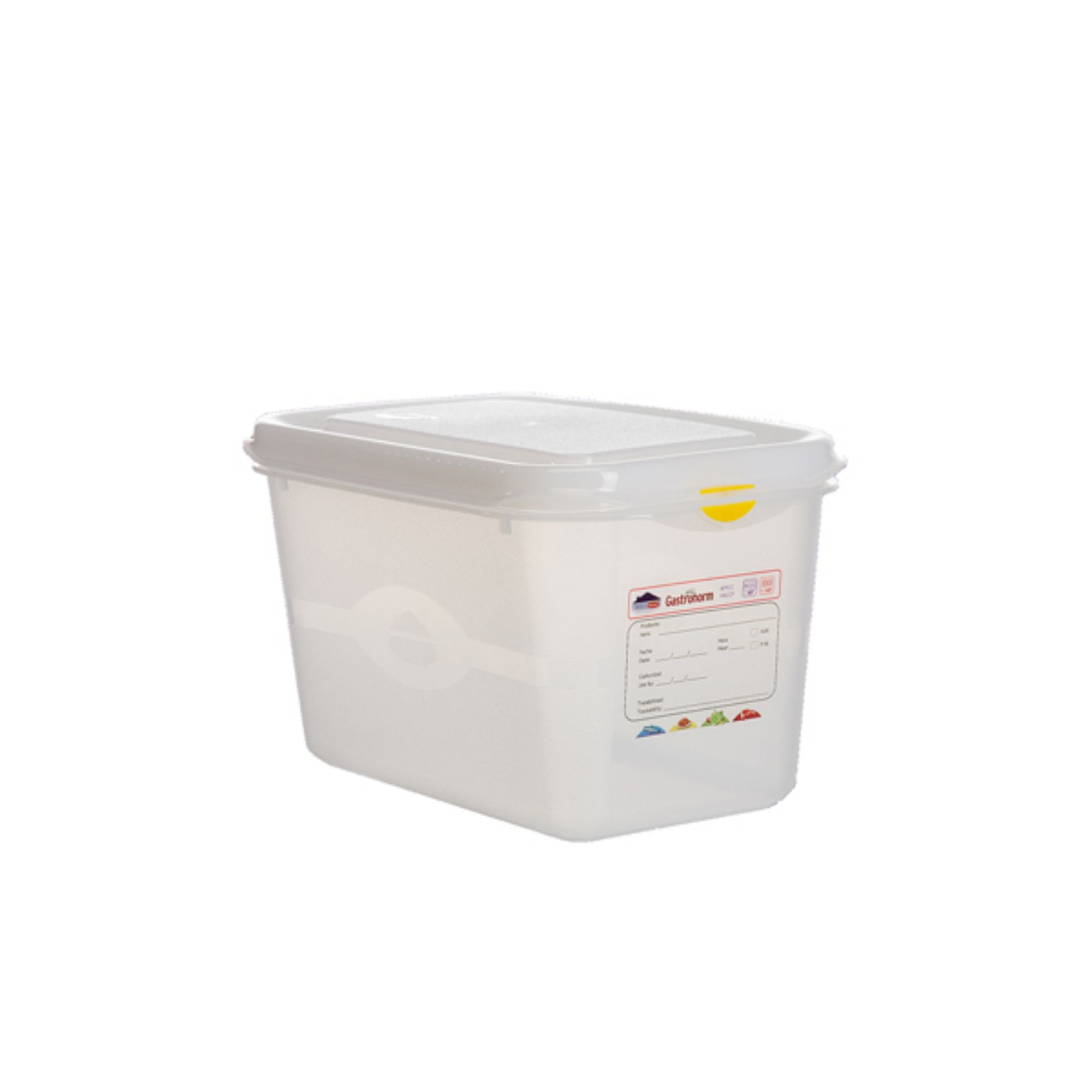 Picture of GN Storage Container 1/4 150mm Deep 4.3L - Pack of 6 - 12420