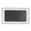 Picture of Olympia Wire Food Display Tray Rectangular Black 330x190x100mm - DP671