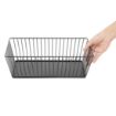 Picture of Olympia Wire Food Display Tray Rectangular Black 330x190x100mm - DP671