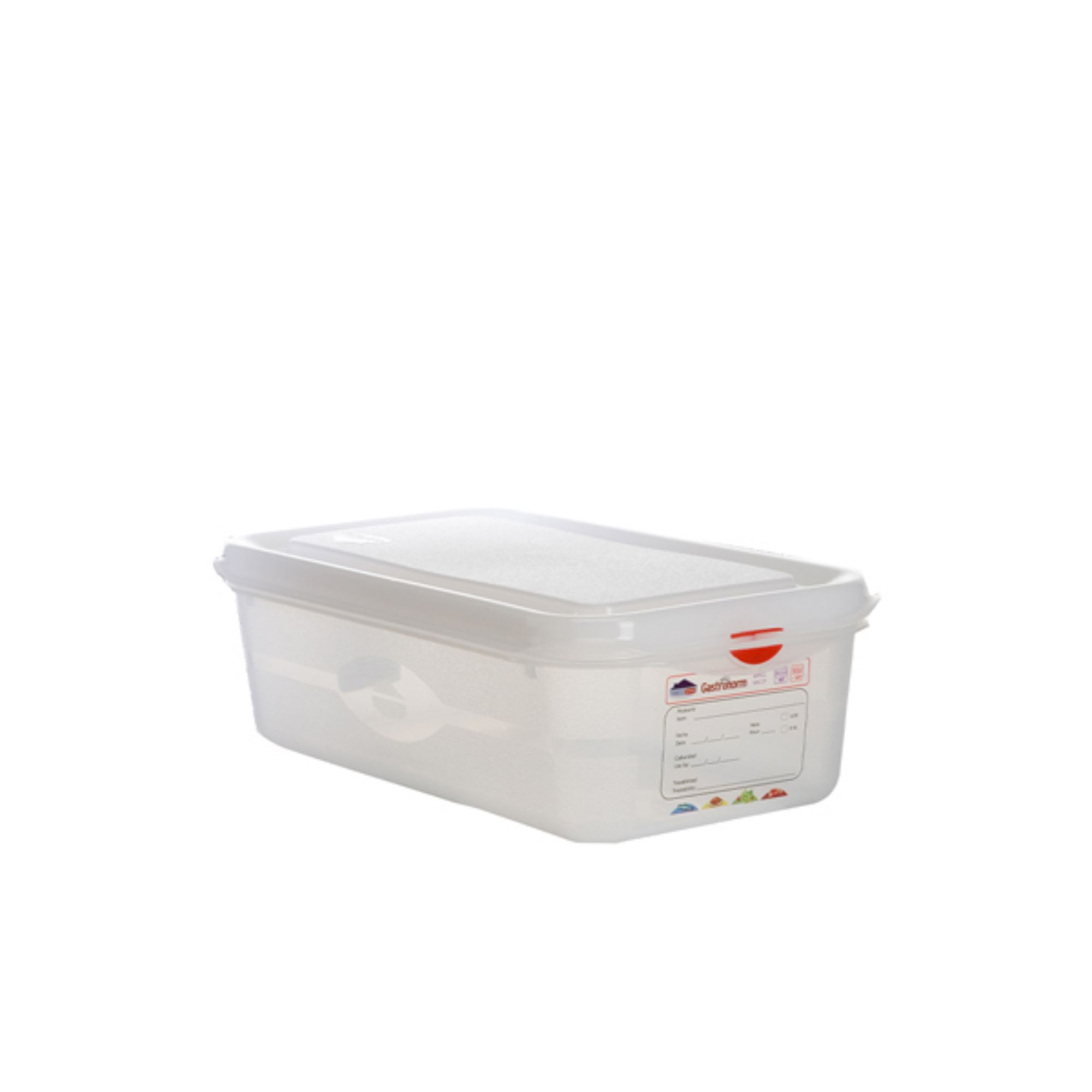 Picture of GN Storage Container 1/3 100mm Deep 4L - Pack of 6 - 12440