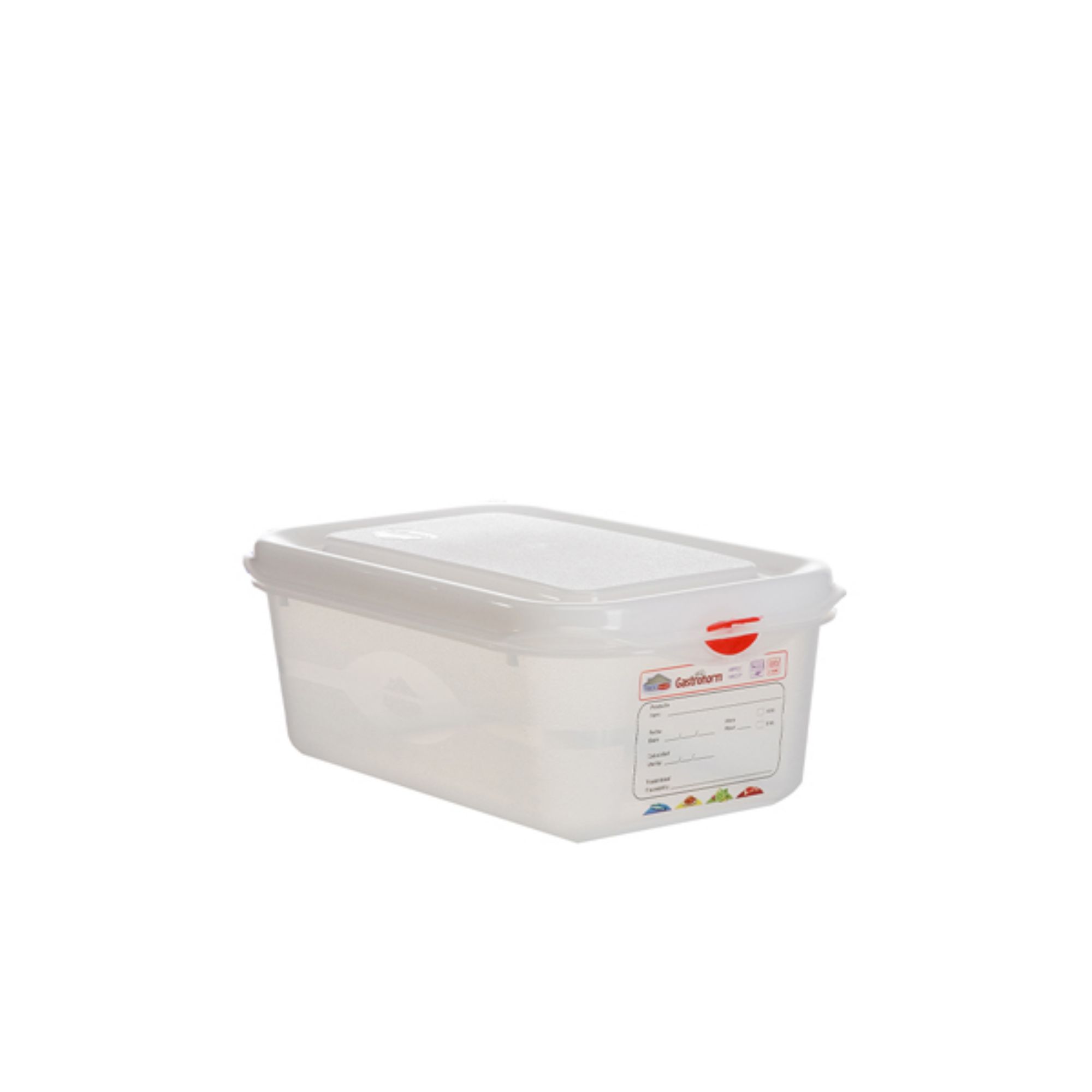 Picture of GN Storage Container 1/4 100mm Deep 2.8L - Pack of 6 - 12410