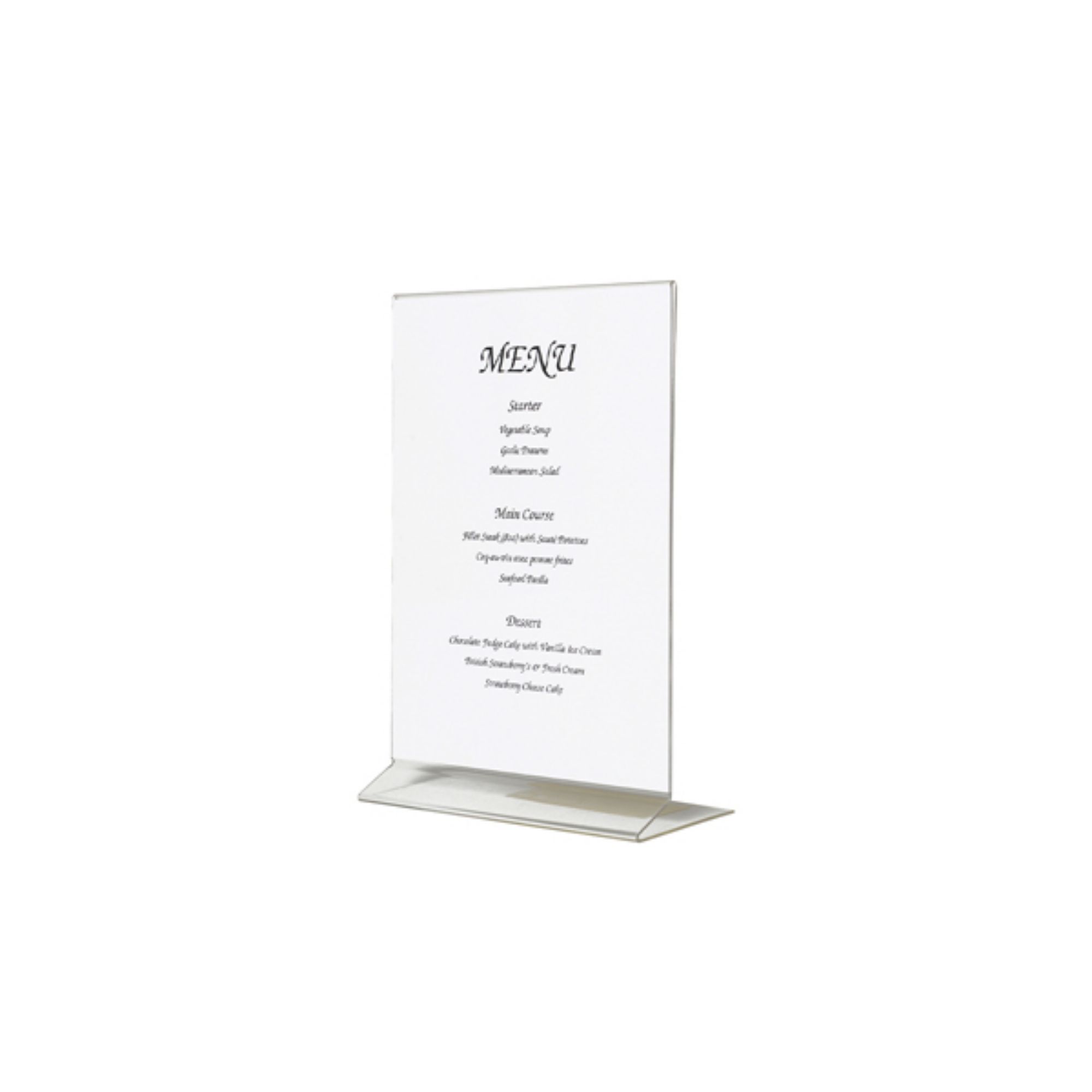 Picture of Acrylic Menu Holder A5 Size - MHA5