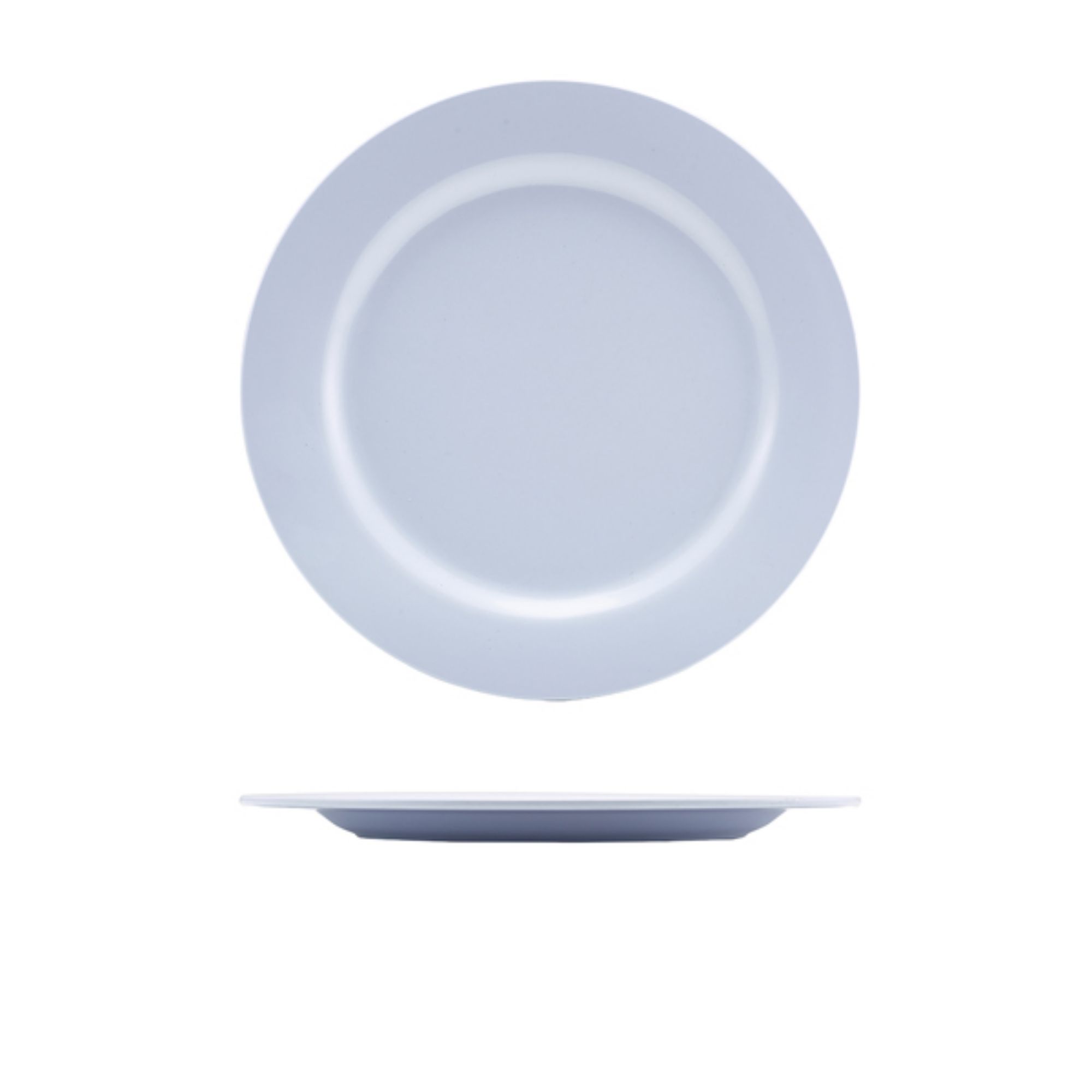 Picture of Genware 9" Melamine Dinner Plate White - Pack of 12 - MEL9PL