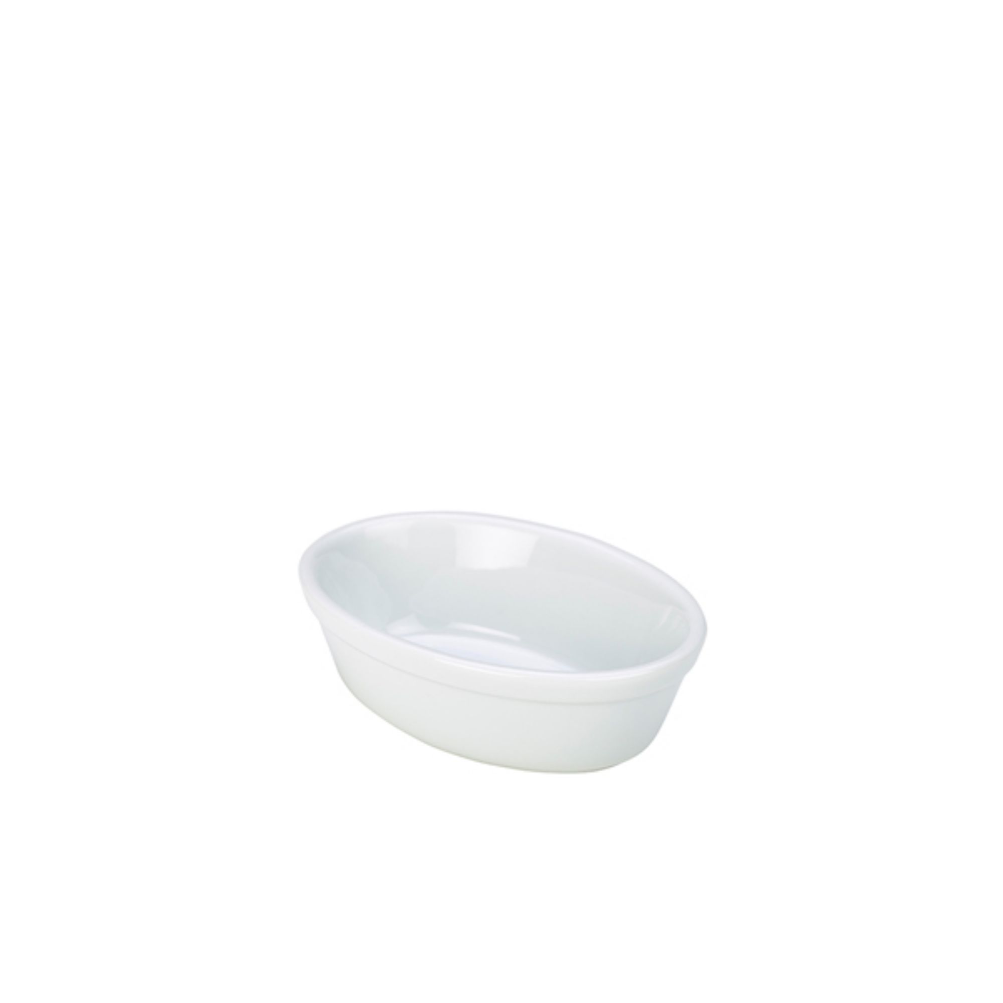 Picture of GenWare Oval Pie Dish 14cm/ 5.5" - Pack of 12 - F19-W