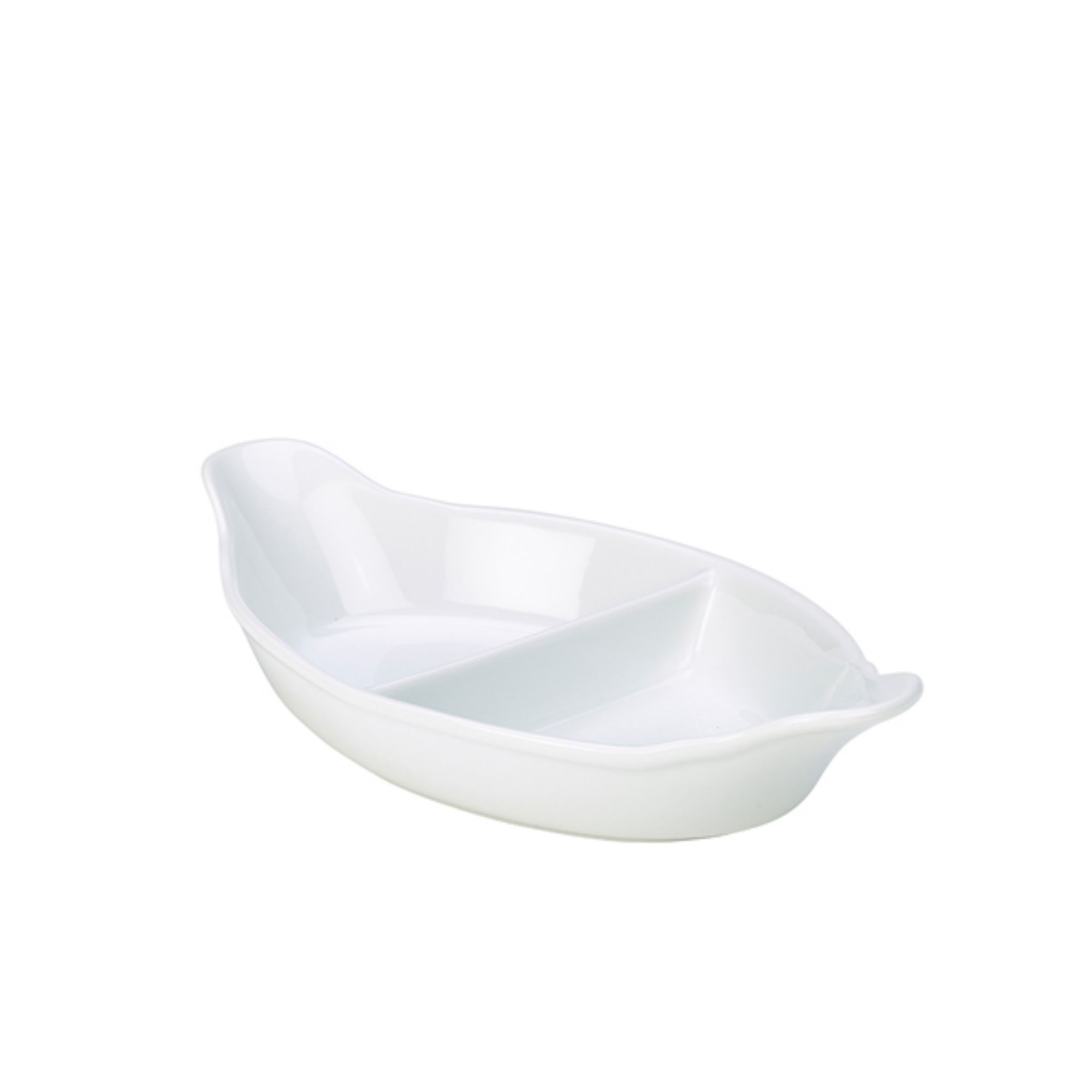Picture of GenWare Divided Vegetable Dish 32cm/ 12.5" - Pack of 4 - BD132-W