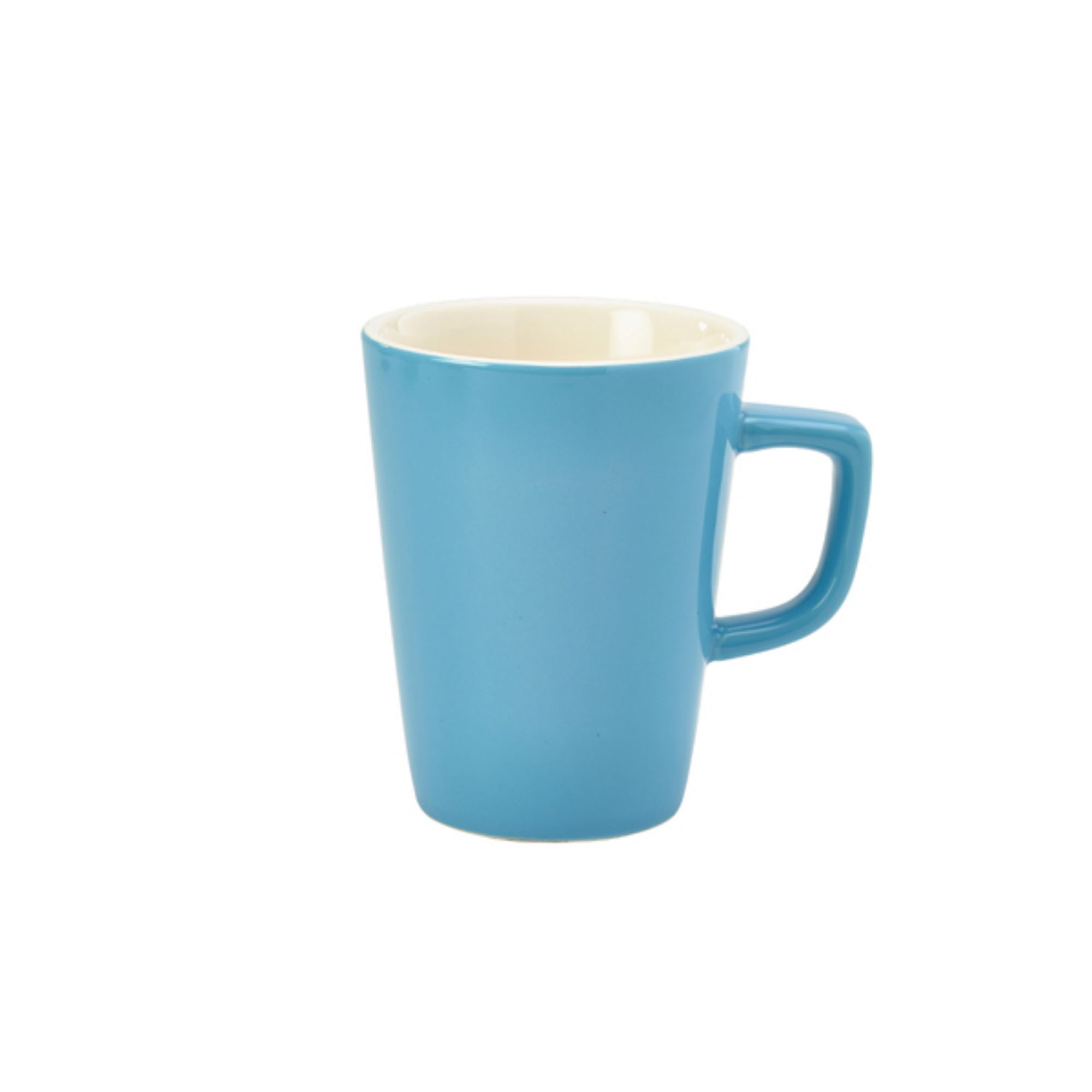 Picture of Genware Porcelain Blue Latte Mug 34cl/ 12oz - Pack of 6 - 322135BL