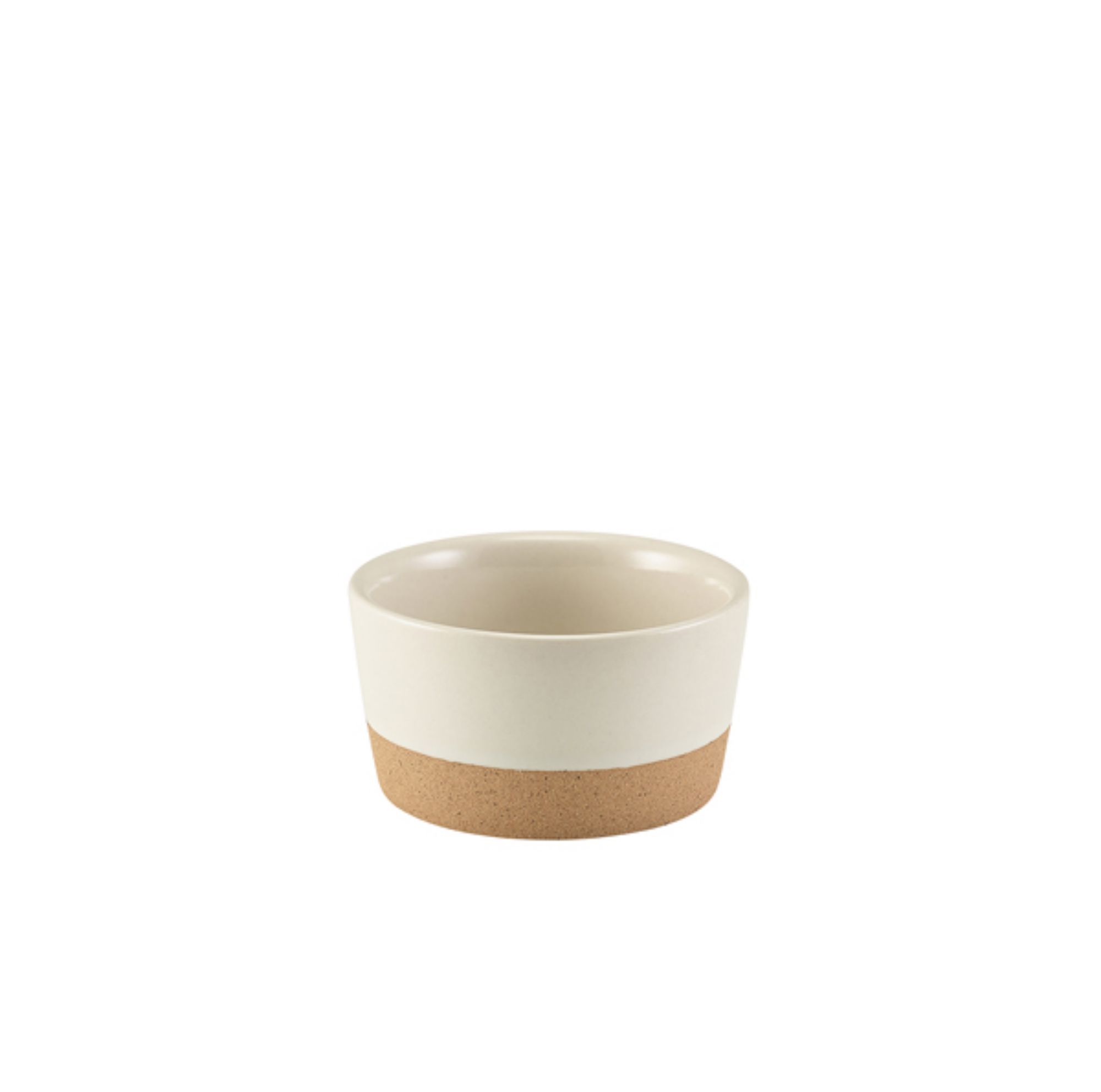 Picture of GenWare Kava White Stoneware Ramekin 7.5cl/ 2.5oz - Pack of 12 - RAM-KW11