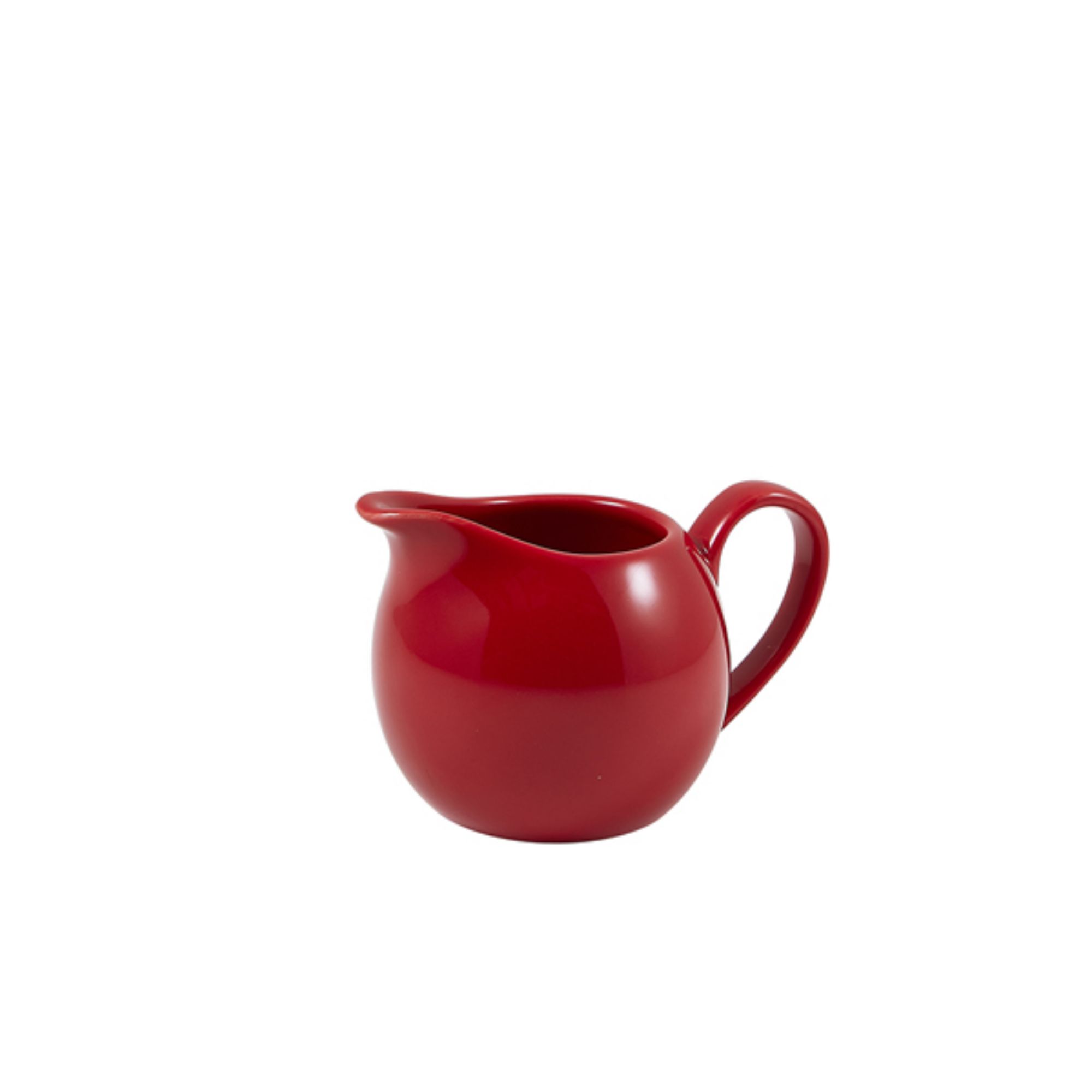 Picture of Genware Porcelain Red Jug 14cl/ 5oz - Pack of 6 - 373114R