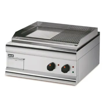 Picture of Lincat Silverlink 600 Electric Counter-top Griddle - Half-Ribbed Plate - W 750 mm - 6.0 kW