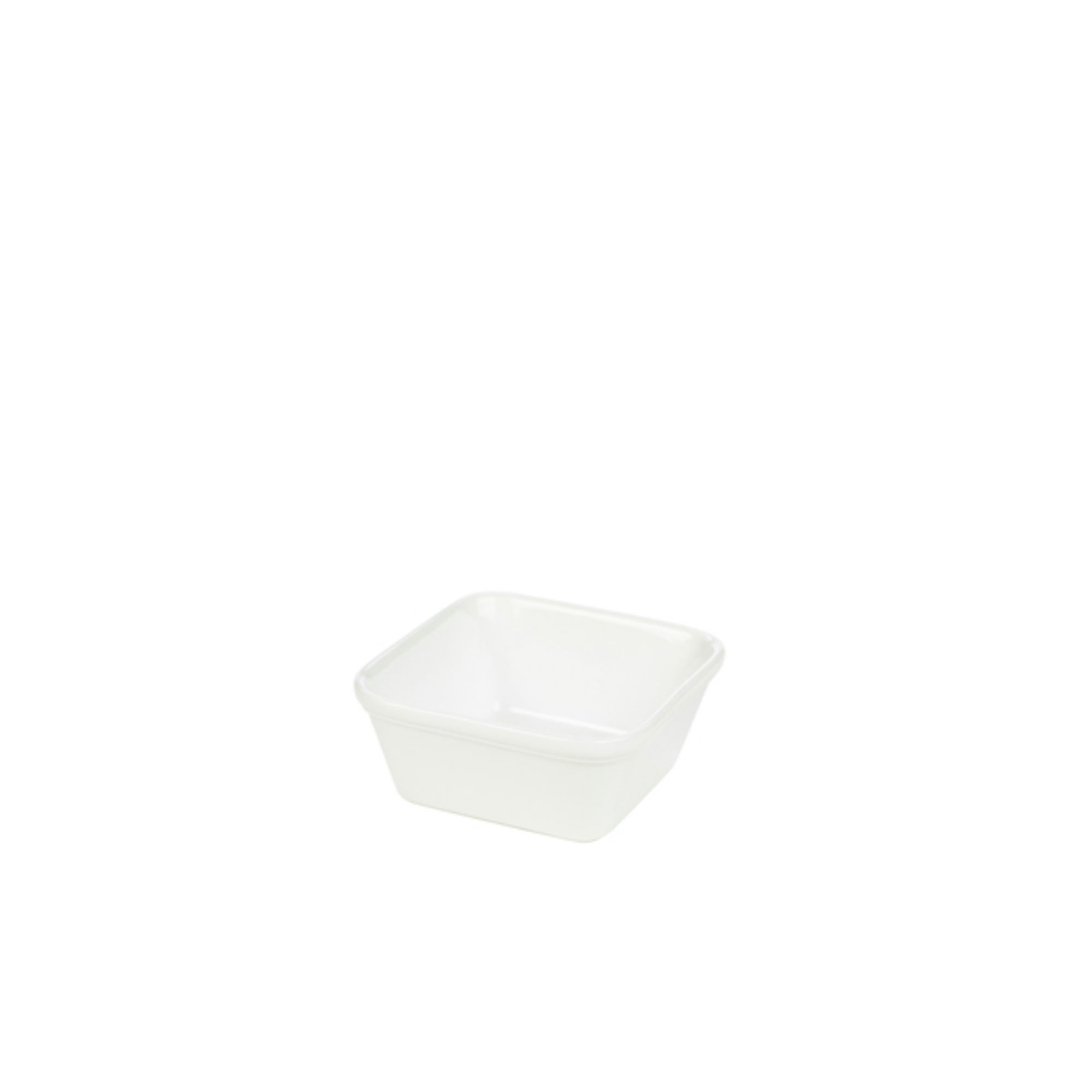 Picture of Genware Porcelain Square Pie Dish 12cm/ 4.75" - Pack of 6 - 353212