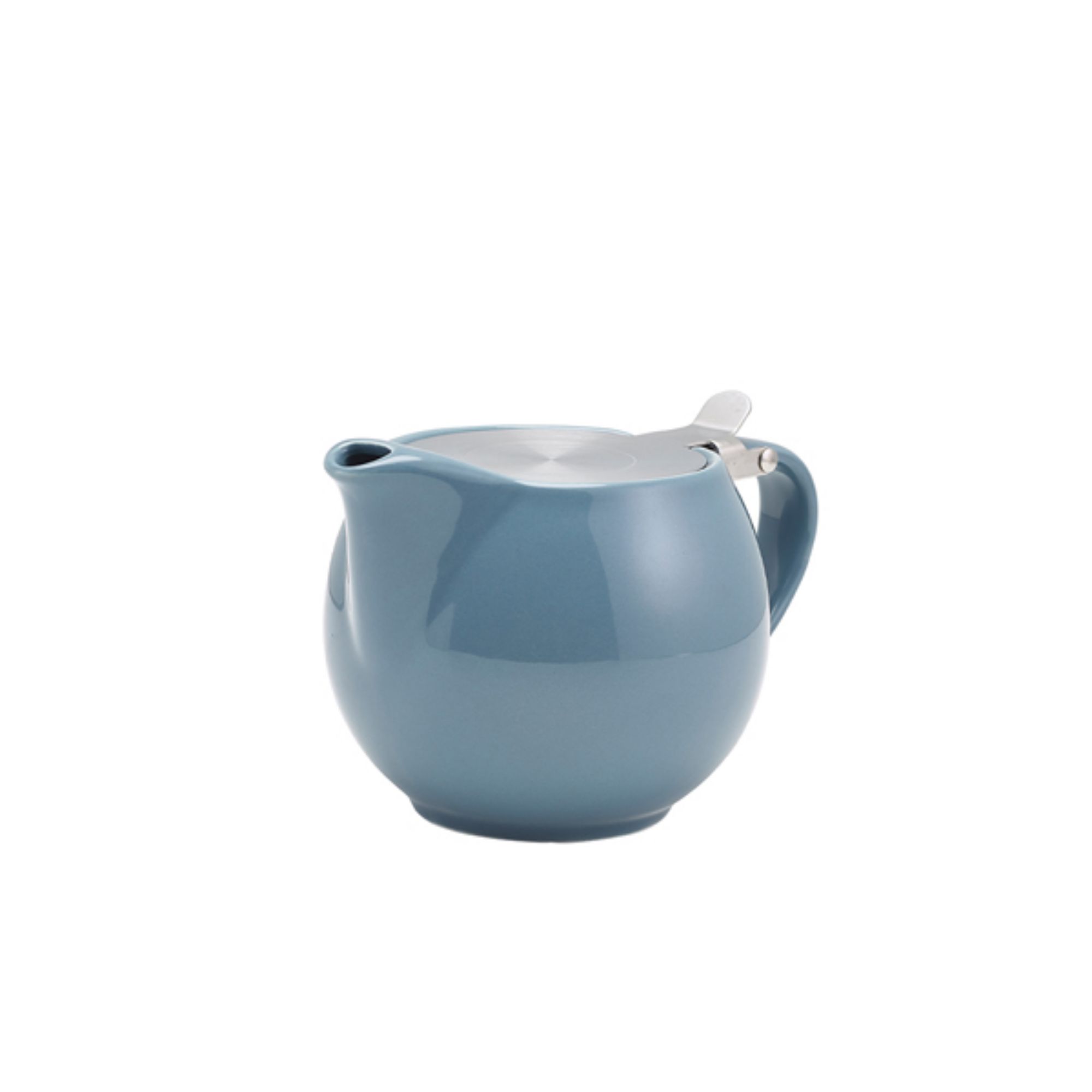 Picture of GenWare Porcelain Grey Teapot with St/ St Lid & Infuser 50cl/ 17.6oz - Pack of 6 - 395950G